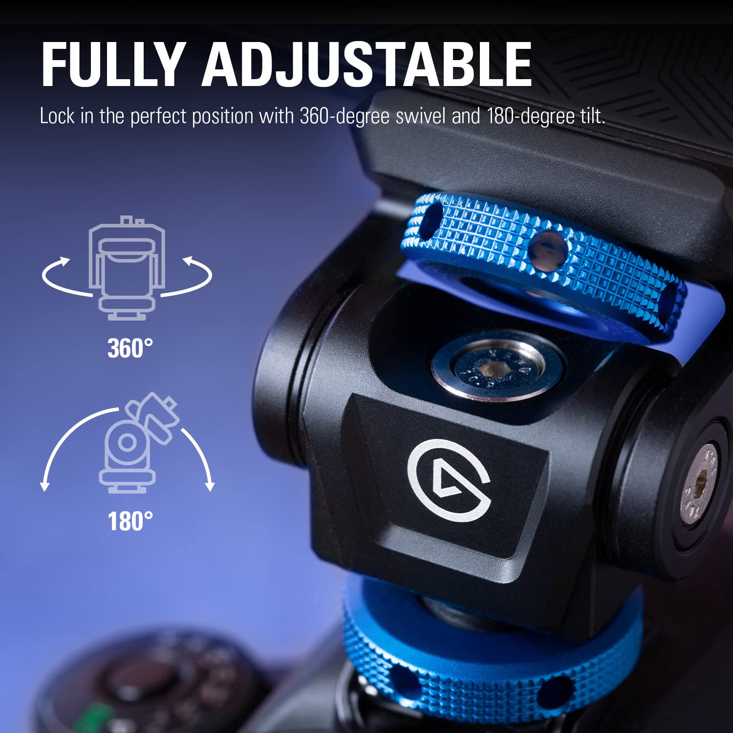 Elgato Cold Shoe – Adjustable ¼ Inch Thread Mount For Lights, Off-Camera Flash, Microphones, Compatible With Key Light Mini, Light Stands, Tripods, Perfect For Photo And Video Studio Production
