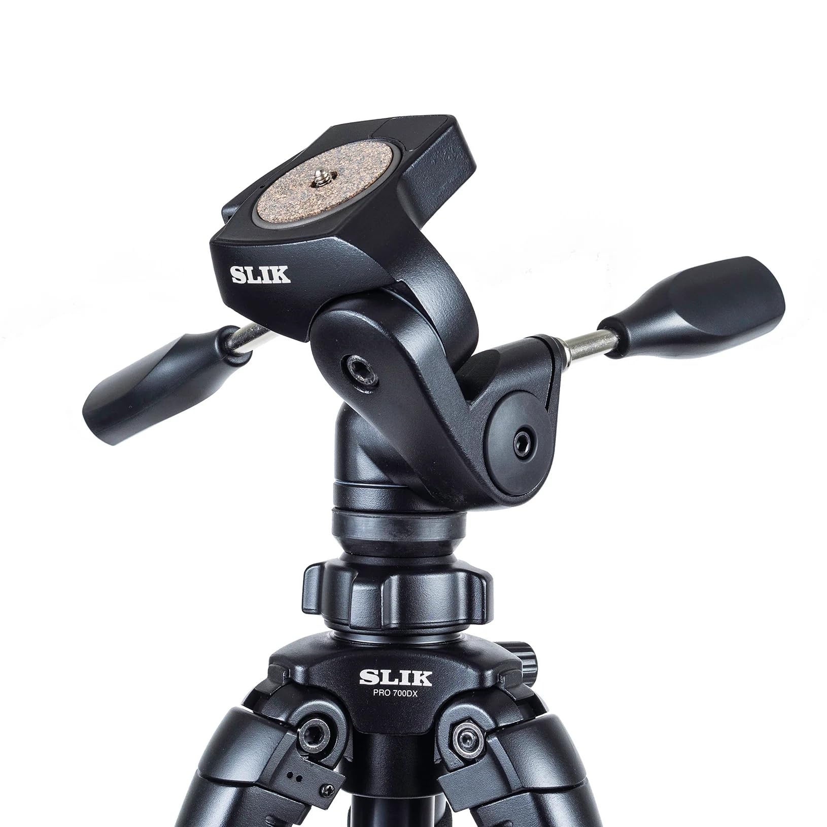 Slik Pro 700 Dx Tripod With 700Dx 3-Way, Pan-And-Tilt Head - Titanium