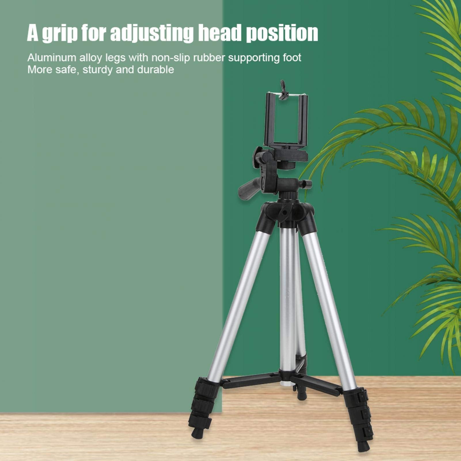 Vipxyc Phone Tripod, 3110 Aluminium Alloy Professional Lightweight Portable Camera Tripod For Outdoor Travel