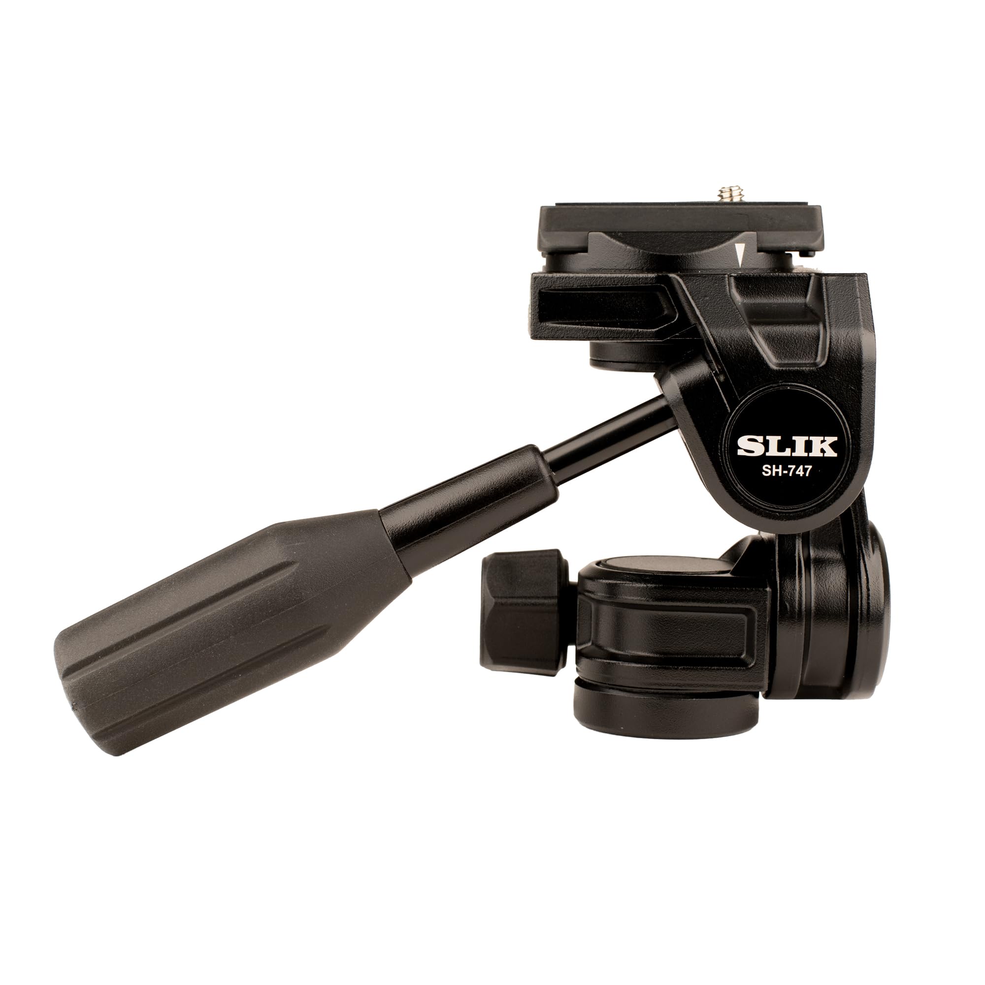 Slik Pro Al-523-3W Aluminum Tripod Kit With Sh-747 3-Way Pan Head, Black (613-375)