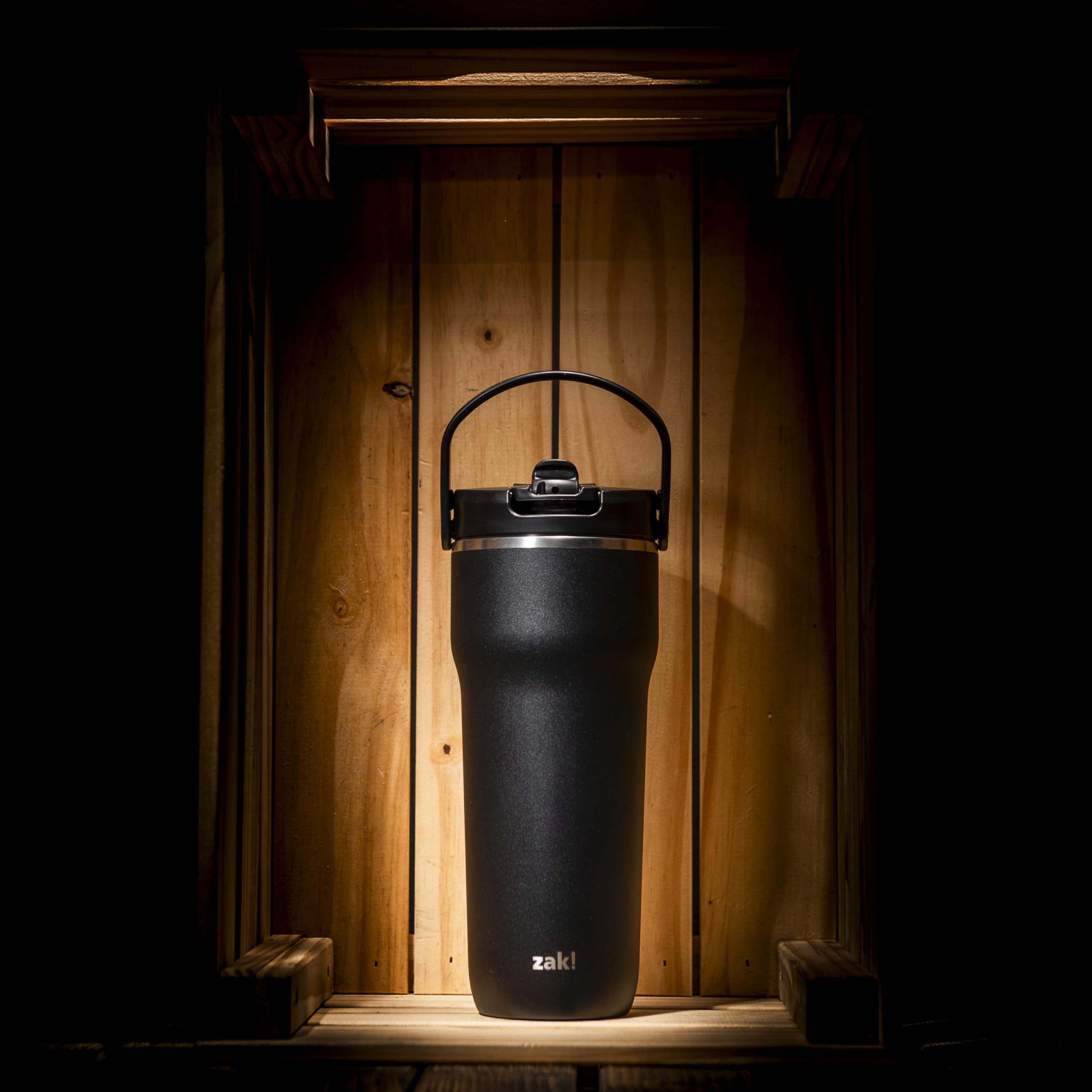 Zak Designs Harmony 2-In-1 Coffee Tumbler For Travel Or At Home, 30Oz Recycled Stainless Steel