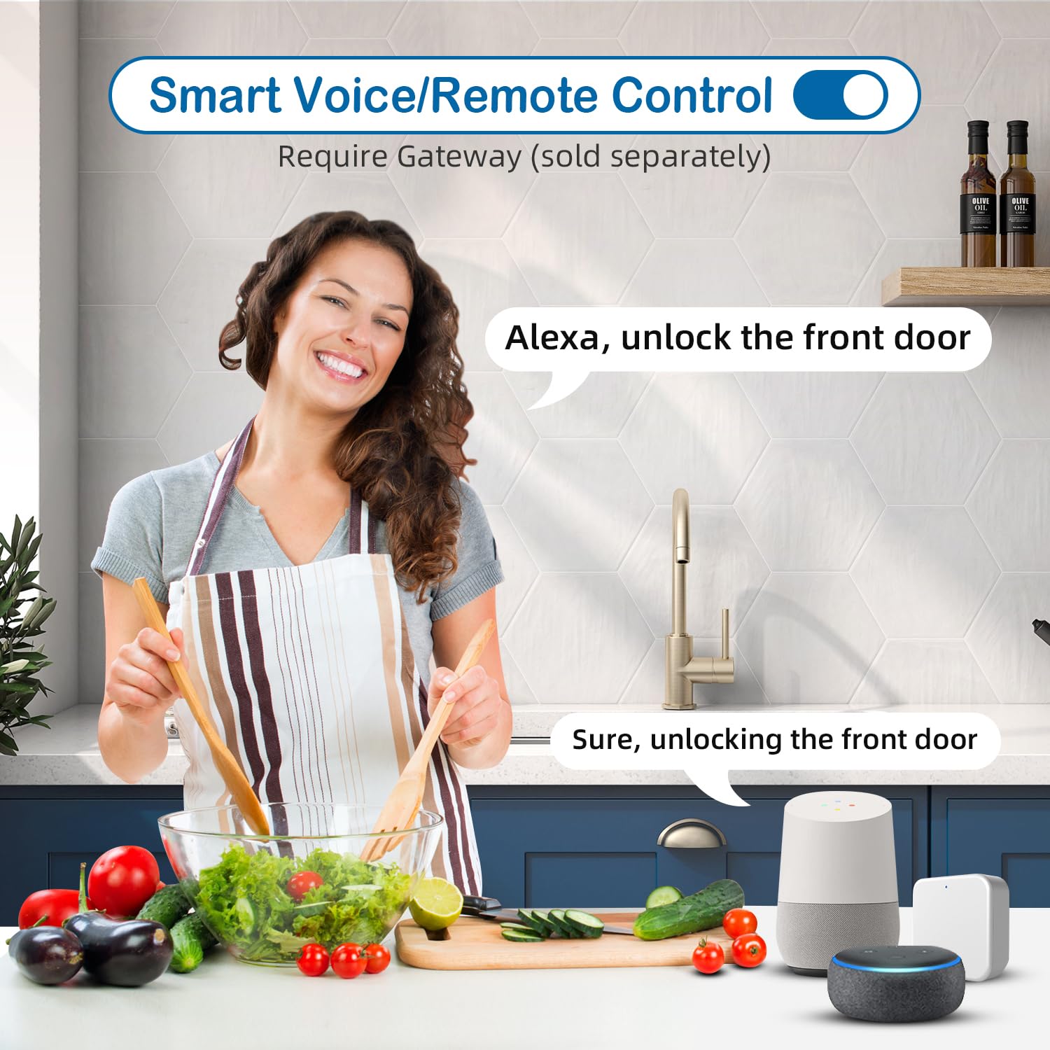 Msr605 Smart Door Handle Lock With Keypad, Keyless Entry Door Lock,Smart Locks For Front Door, Electronic Door Deadbolt With Keypad For Exterior Door, Fingerprint Lock With Code,Auto Locked & App Control