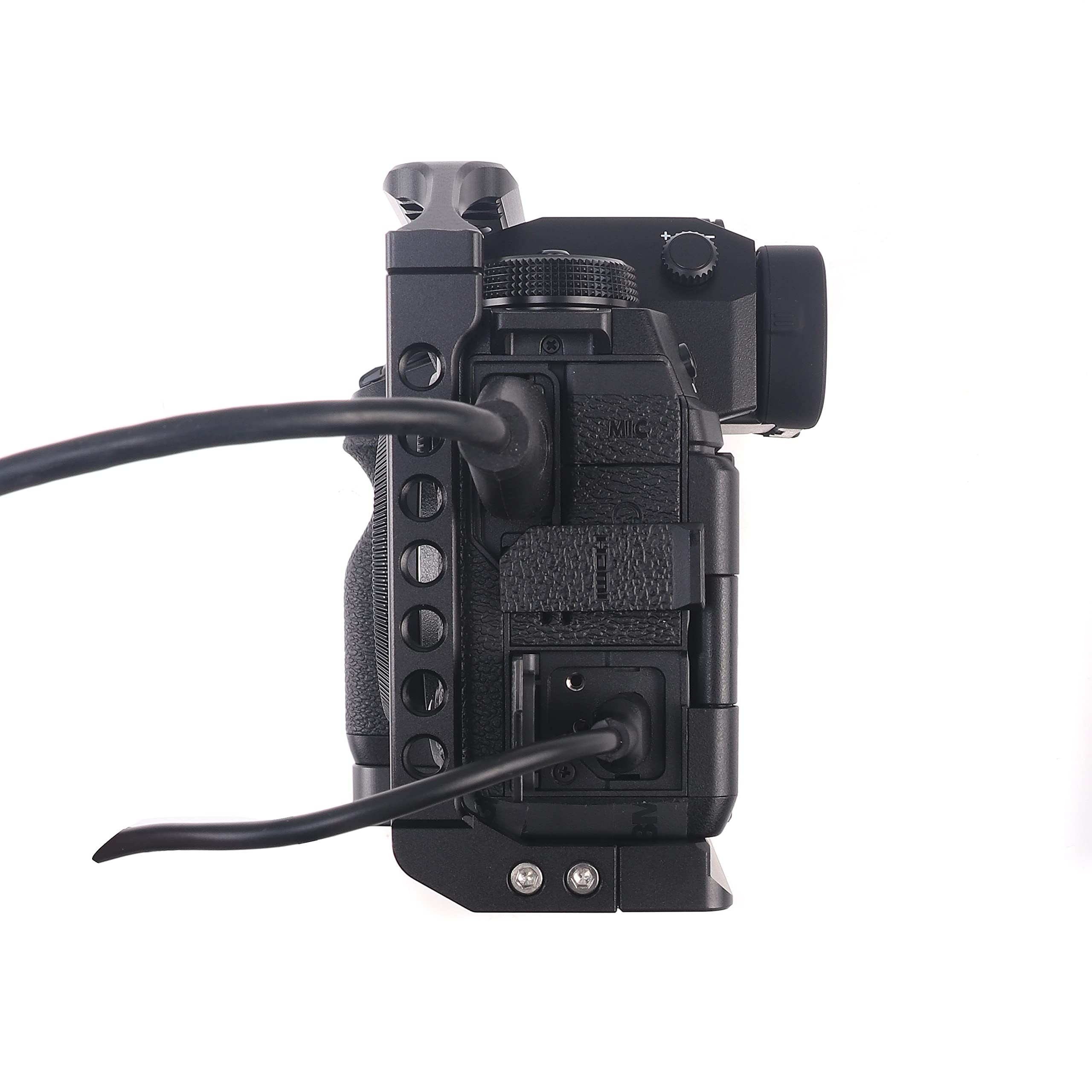 Fotga Alloy Aluminum Camera Cage Bracket Stabilizer For Fujifilm X-H2 X-H2S Dslr Camera Video Film Making Compatible With Arca Swiss Clamp