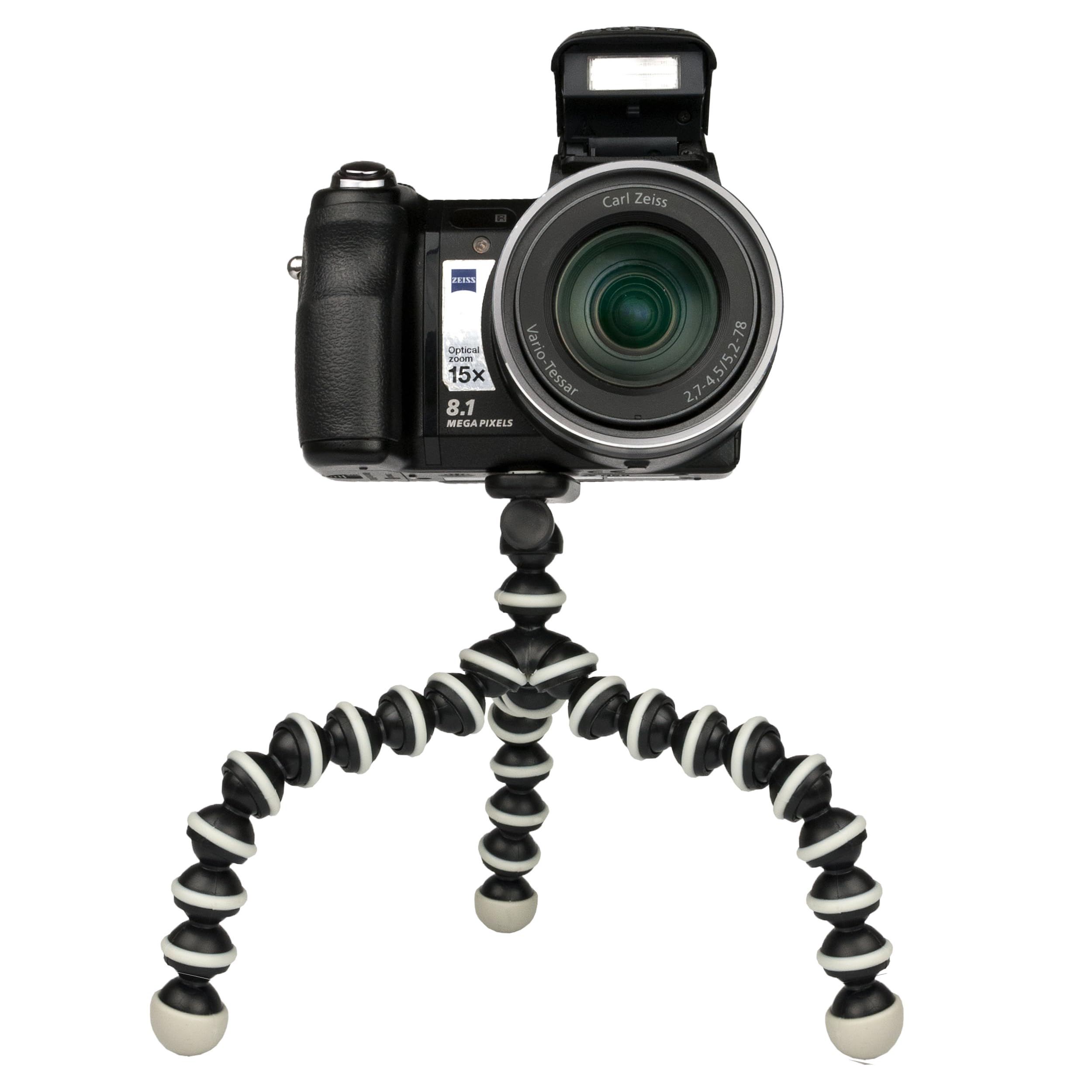 Sumac Mini Bendable Adjustable And Flexible Premium Tripod With Quick-Release Plate For Camera, Vloggers, Flexy Arm Camera Holder, Grey, Mh_Camtrp001_Gp1