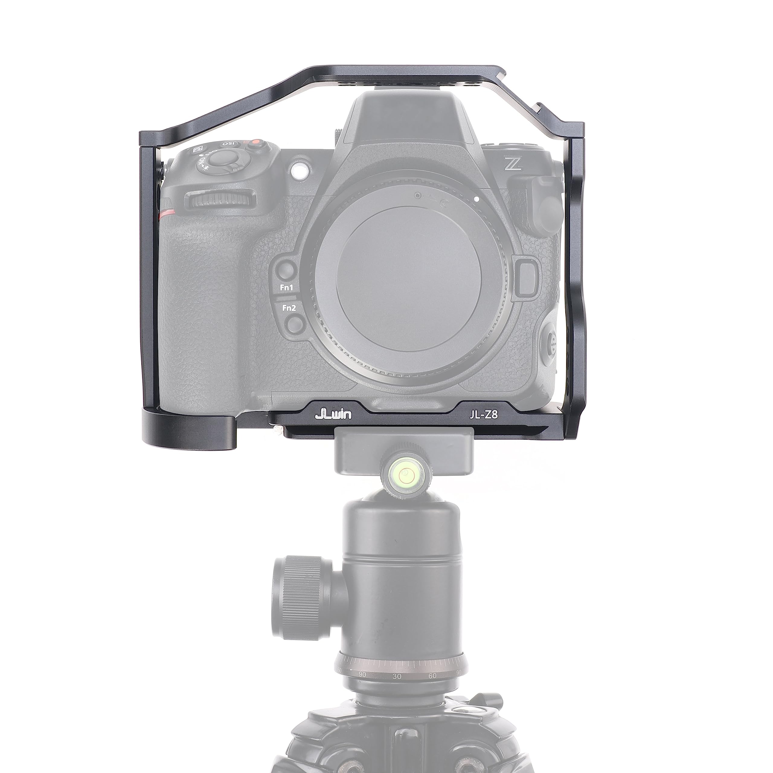Fotga Z8 Camera Cage Stabilizer Bracket With 1/4" 3/8" Mount For Nikon Z8 Mirrorless Camera Video Making Filmmaking,Z8 Arca Swiss Tripod Mount Plate Cage