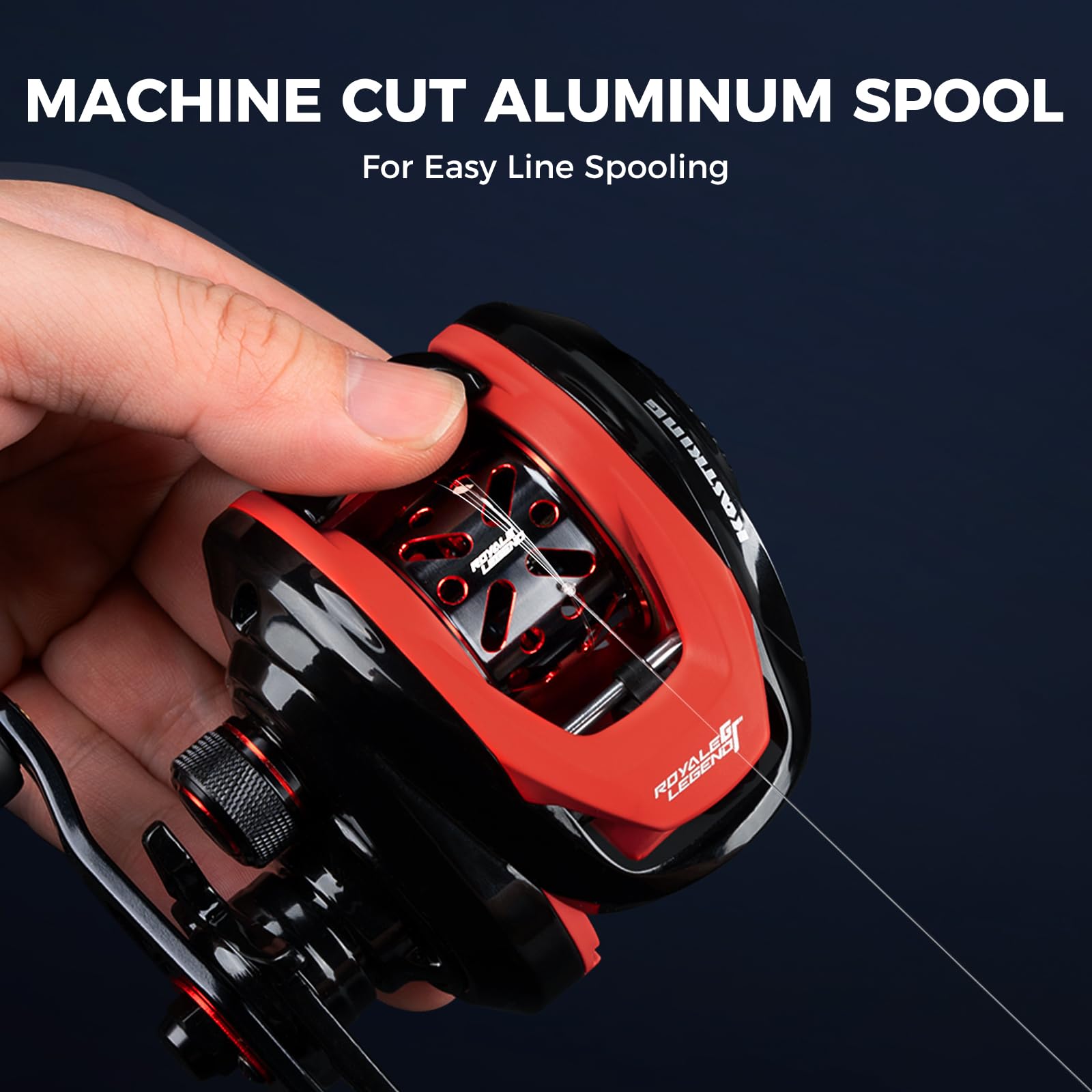 Kastking Royale Legend Fishing Reel - Ultra-Light Aluminum Spool, Corrosion Resistant, Compatible With Royale Legend Ii/Gt Baitcasting Reels