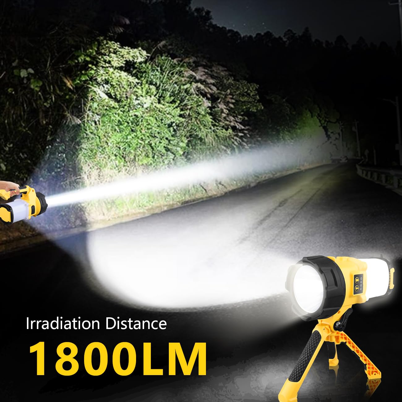 Lonleeyu Rechargeable Led Lantern, Camping Essentials, 4400Mah Power Bank, 6 Light Modes, Power Bank, Ip65Waterproof Lantern Flashlight For Hurricane Emergency, Hiking, Home And More, Usb Cable Included