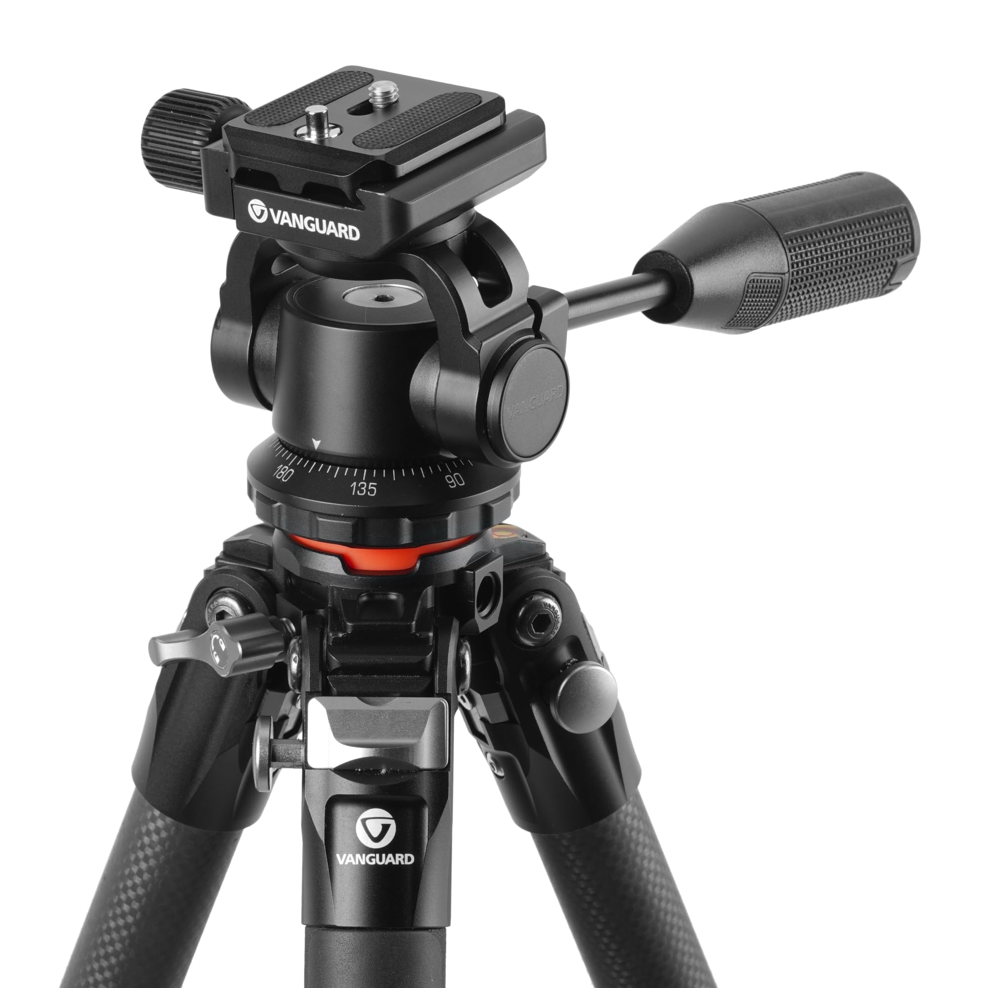 Vanguard Veo 5 264Co28 Full-Size Carbon Fiber Tripod With Veo Ph-28 2-Way Pan Head