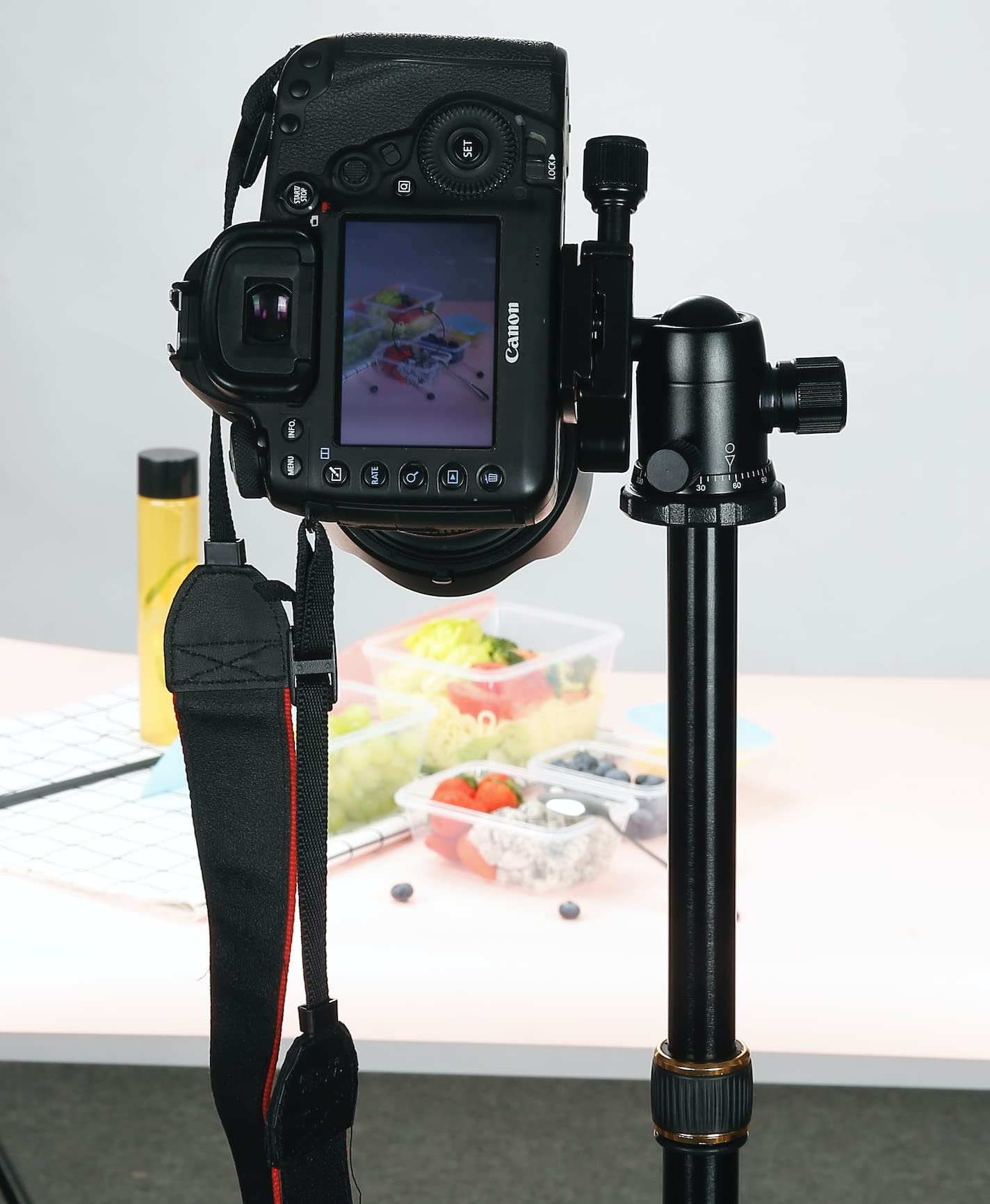 Gwnnsh Camera Lightweight Travel Tripod, 58” Detachable Monopod, Aluminum Ball Head Stand 3 X Control Knobs With Calibration, Dslr Qr Plate, Level Indicator, Flip Lock Design. Dare To Compare