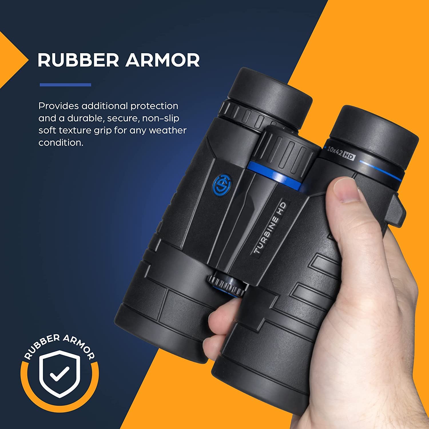 Trusted Sporting Optics Tso Turbine 10X42 Roof Binocular With Eye Relief For Adults And Kids, Rainproof, High-Powered Binoculars For Birdwatching, And More