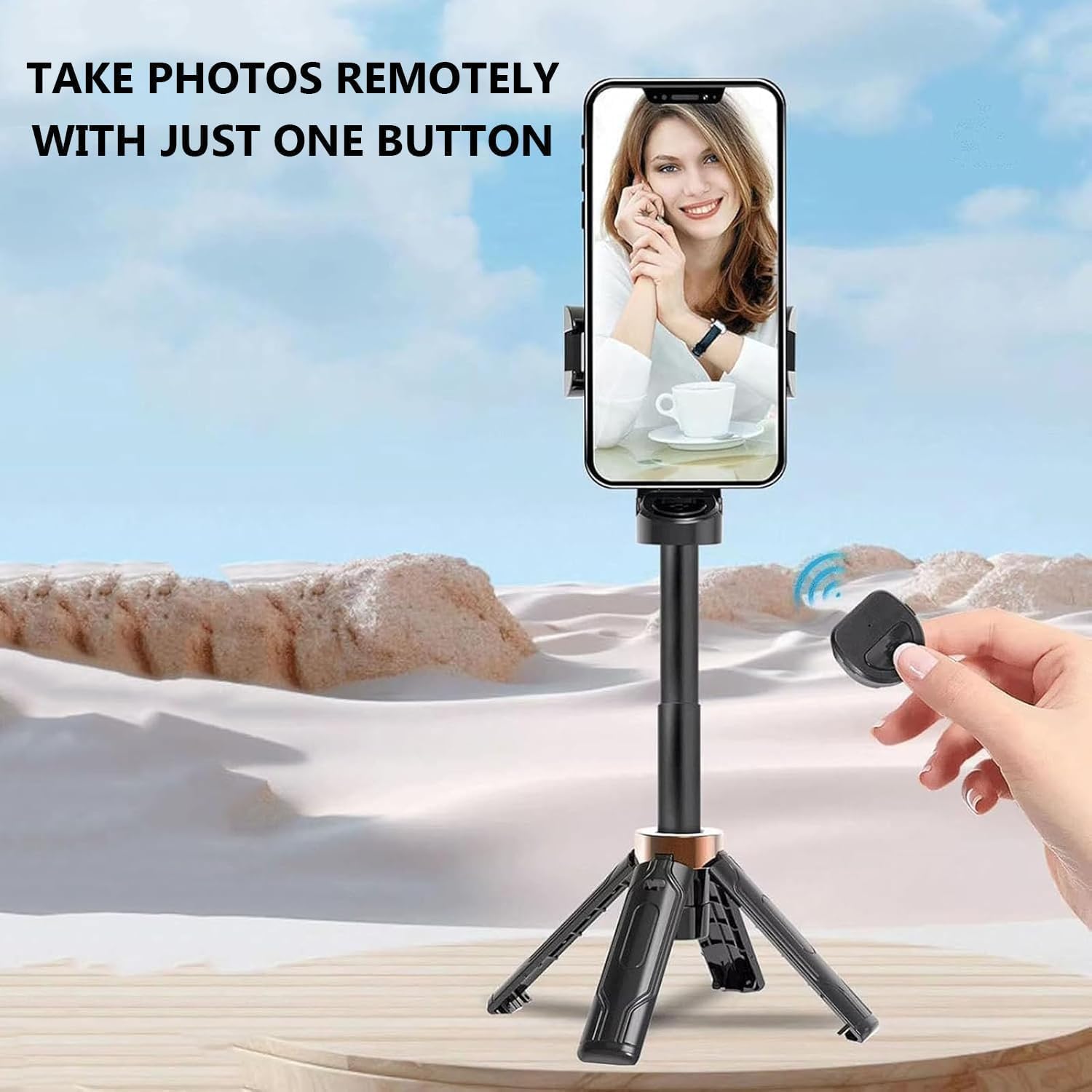 Zcnandg Pocketflex Mini Tripod, Tripod Jj02 Pocketflex, Razunoth Bluetooth 5.2 Chip Remote Mini Selfie Stick Tripod, 360° Rotation Mini Tripod Stand Retractable For Selfies, Vlogs