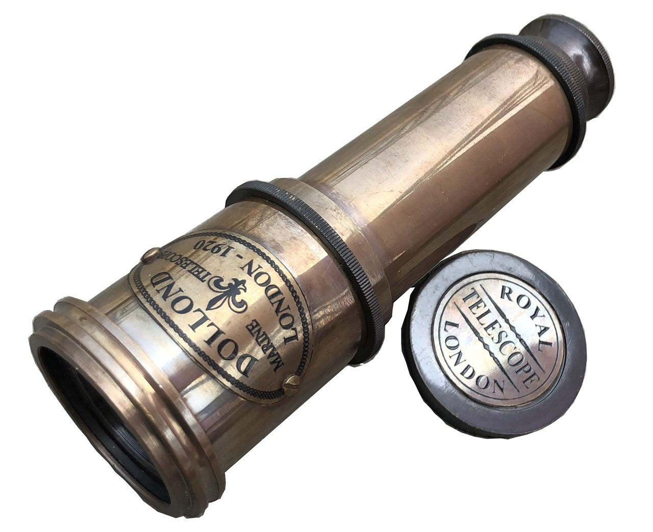 A S Handicrafts S Handicrafts Brass Antique Nautical Spyglass Pirate Vintage Maritime Handheld 16' Royal Navy Telescope Replica, Antique  Ideas