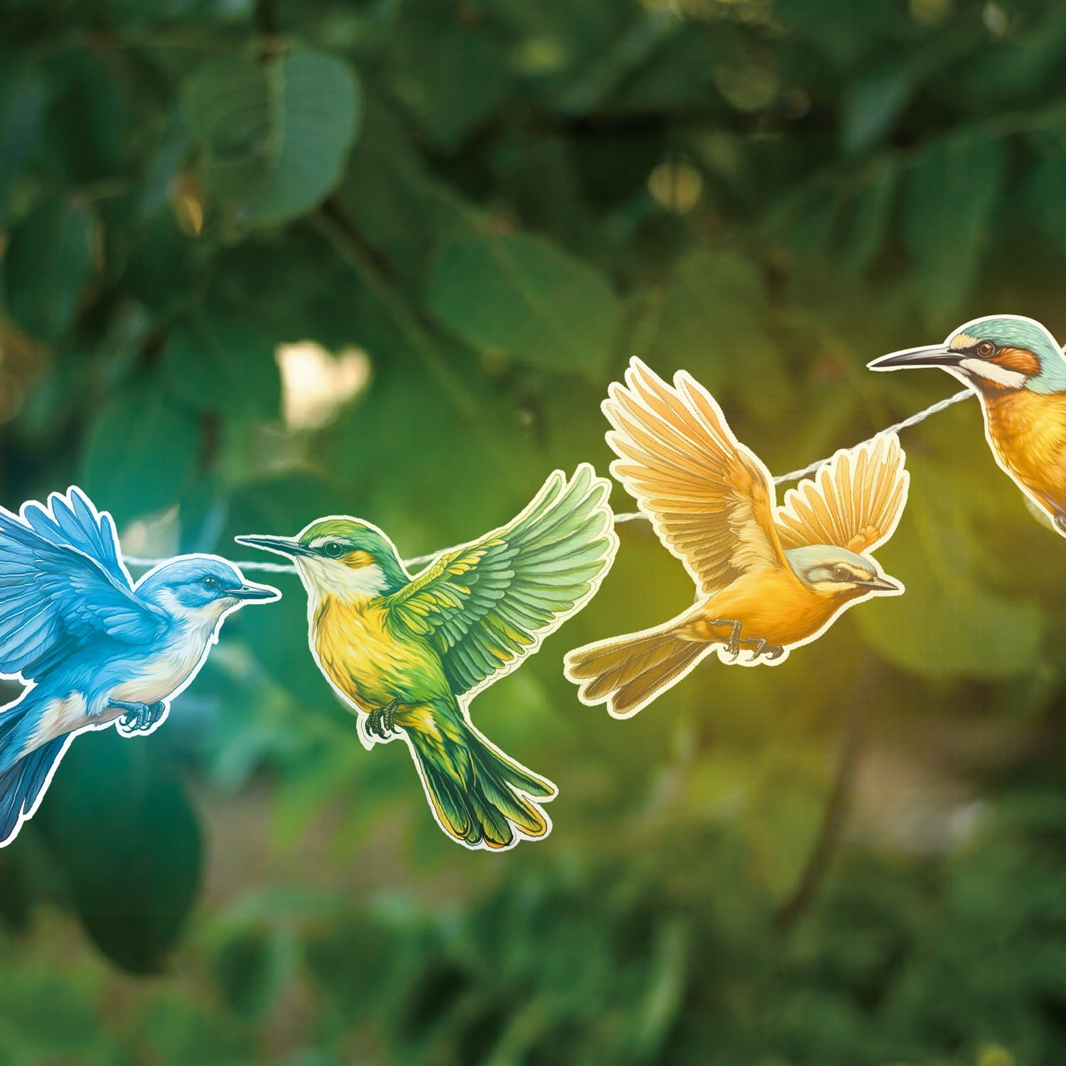 Haigoo Hummingbird String Lights 16.5Ft,Hummingbird  For Men Women, Hummingbird Decor Usb Operated Lights With Remote&Timer,Travel Trailer Party Lights For Rv Awnings,Camping Decor,Party