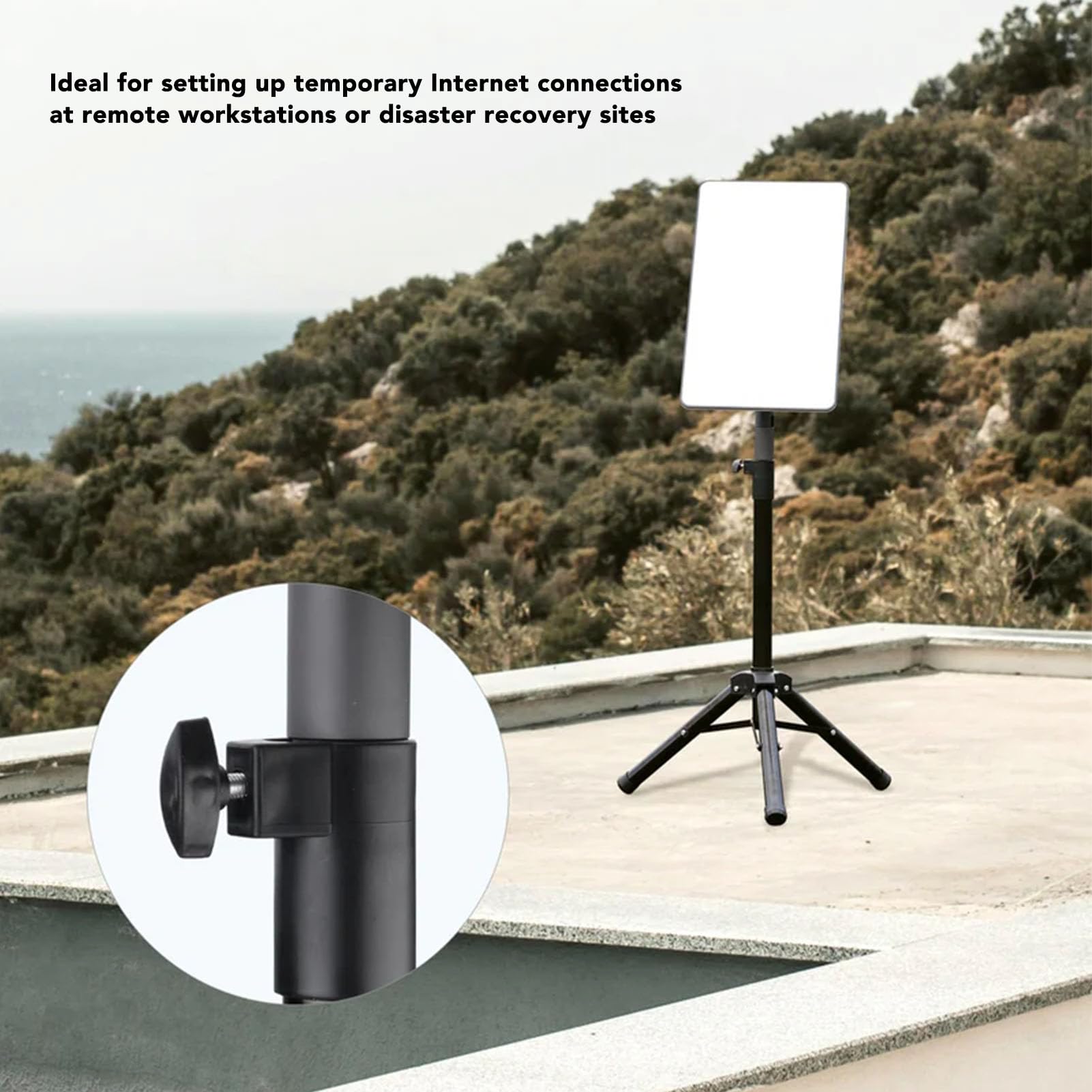 Zunate Tripod, Foldable Tripod Mount For V2 And V1, V2 V1 Stainless Steel Mounting Stand, Outdoor Portable Mounting Kit For Roof Camping Rv