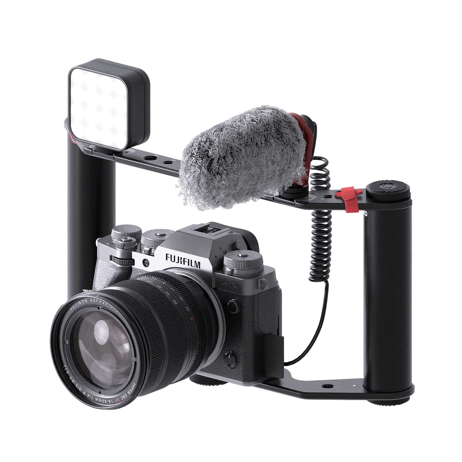 Trexo Rig-It Ultimate Smartphone & Camera Video Rig With Stabilizer Handle – Tripod Mount, Video Grip, Phone Stabilizer For Filmmakers, Content Creators, Vloggers, And Videographers