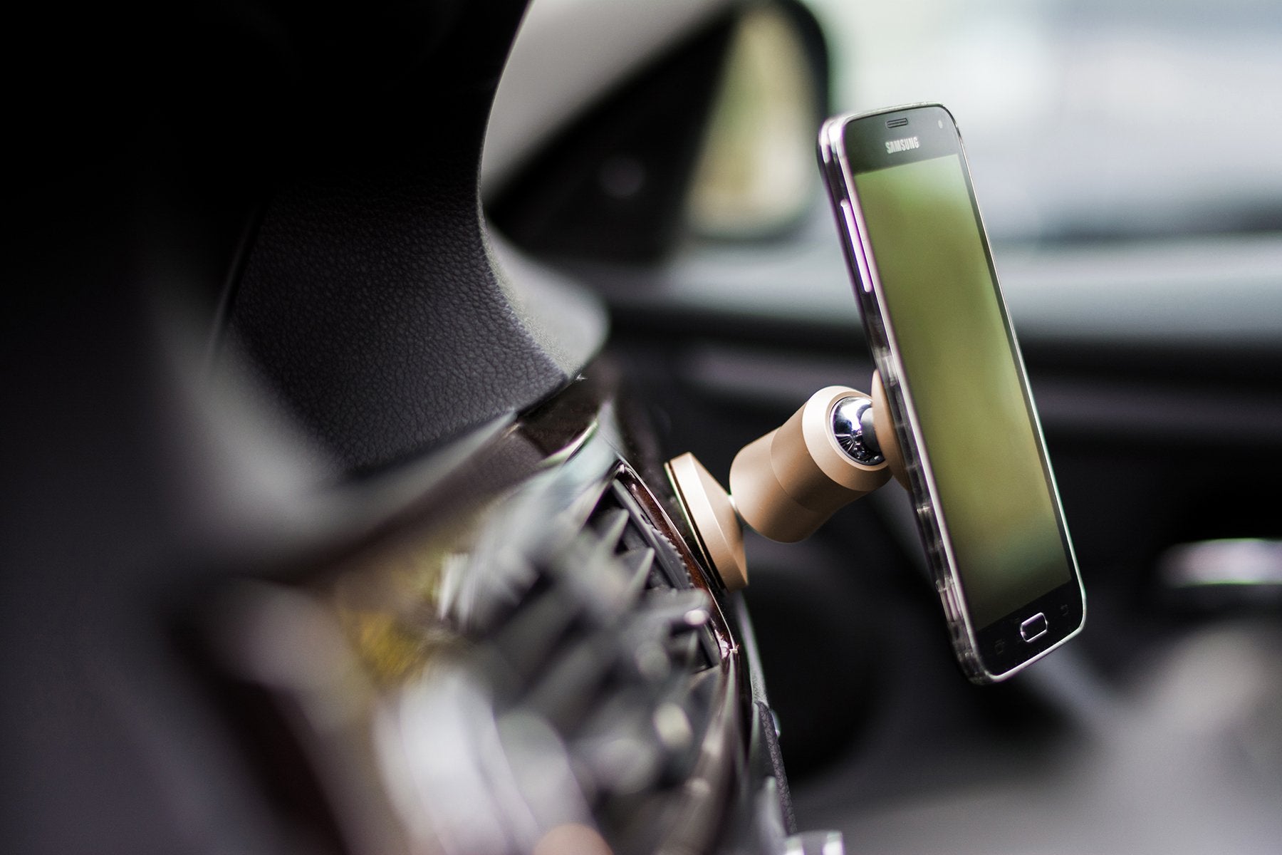 Clutchit The Original Dual Magnetic Movable Phone Holder And Tablet Mount (Rose Gold)