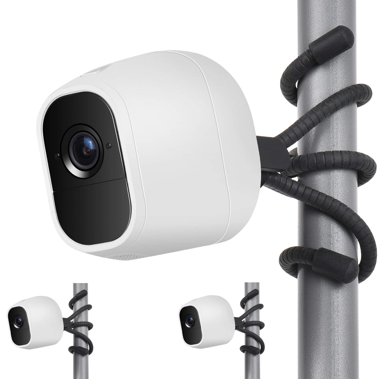 Uogw 2 Pack Flexible Tripod Compatible With Arlo Pro 4/Pro 2/Pro,Arlo Ultra,Arlo Baby,Arlo Pro 3,Arlo Go,Arlo Pro 5S 2K,Go 2,Arlo Wall Mount Bracket,Attach Your Arlo Home Security Camera Everywhere