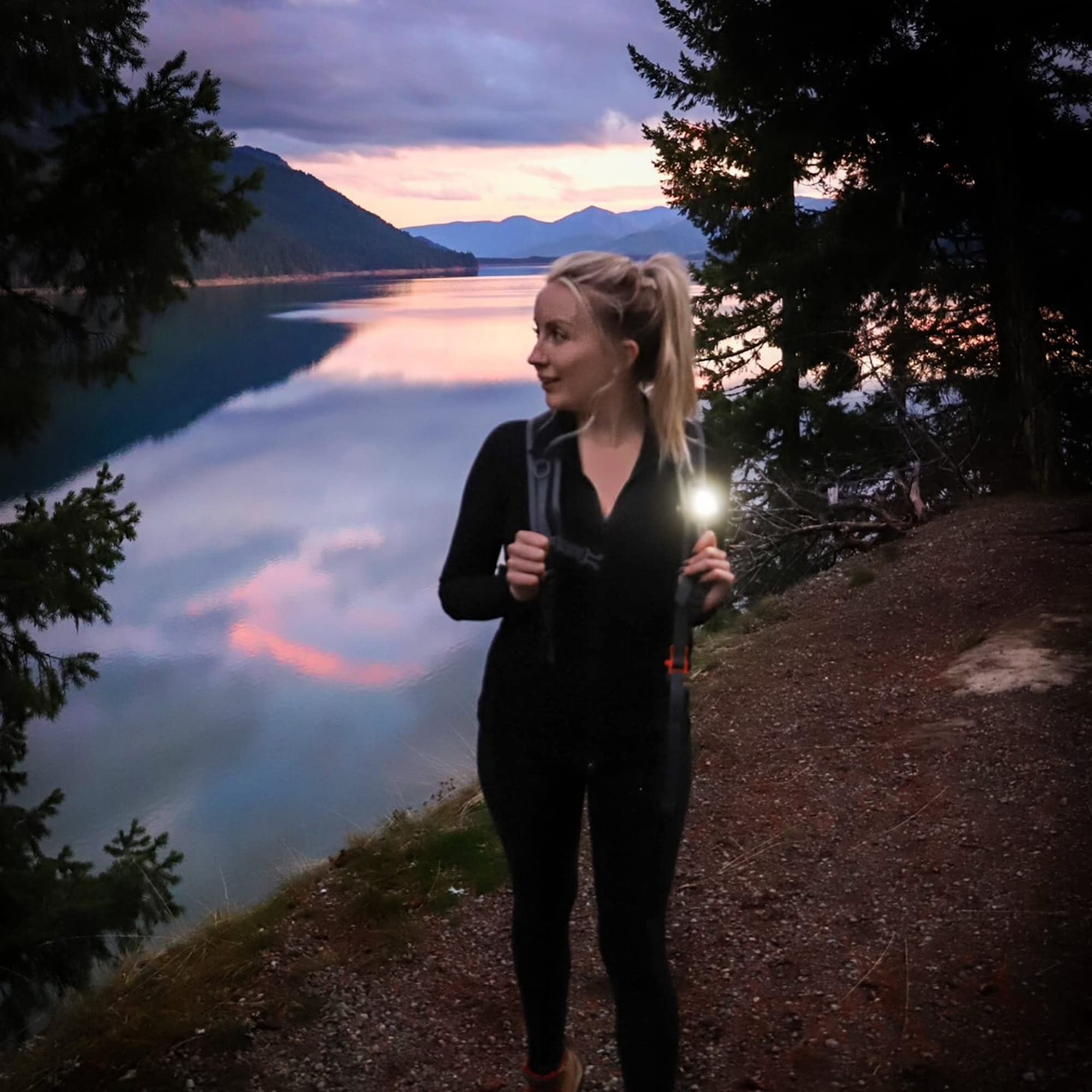 Sun Company Luma 360 - Swiveling Clip-On Led Light (2-Pack)  Rechargeable Clip Flashlight For Hat, Pocket, Hardhat  Bright Hands  Clipon Flashlights For Hiking, Running, Or Dog Walking