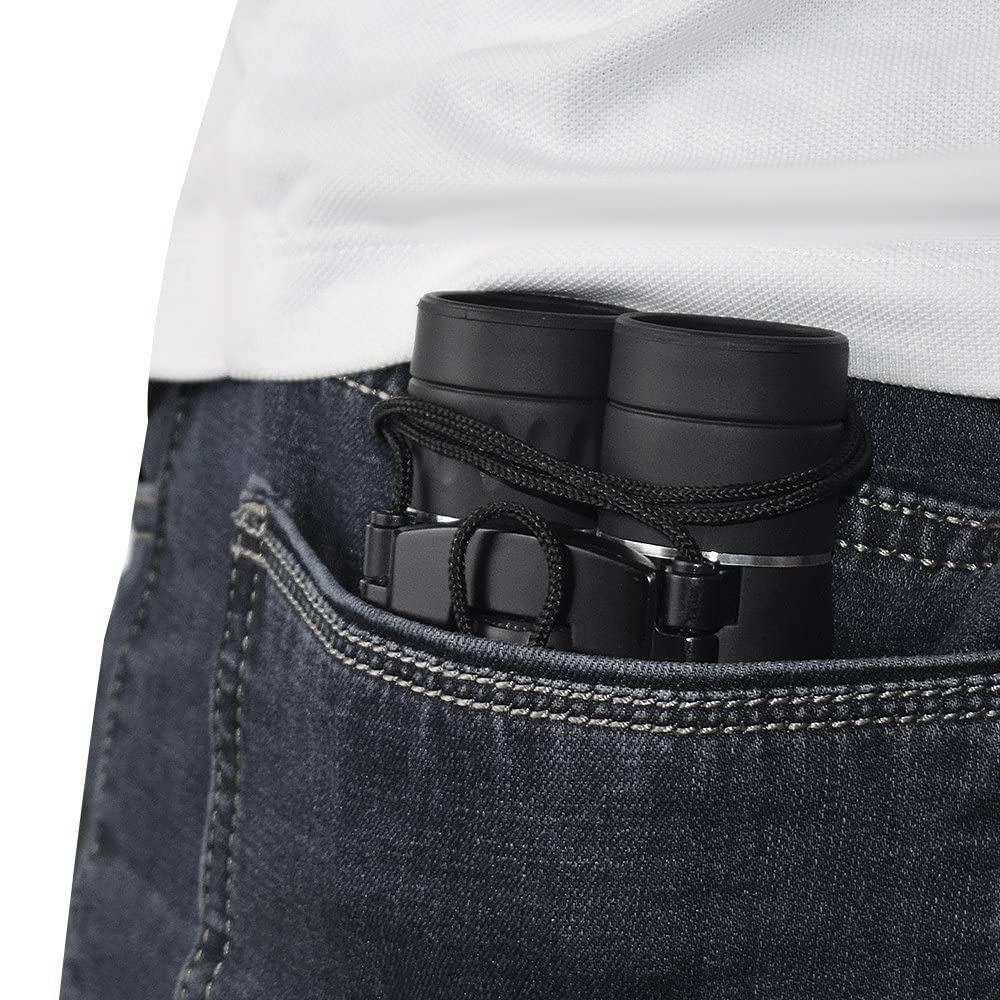 Odluhao Hd Powerful Binoculars 5000M Long Range Folding Mini Telescope Professional Hunting Zoom Military Bak4 Fmc Optics For Sports Outdoor Camping Travel  (500X25)