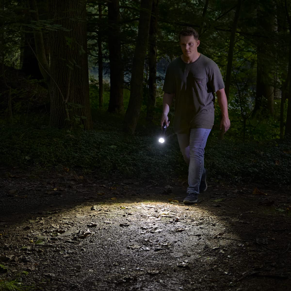 Scipio Tactical Rechargeable Led Flashlight - 4000 Lumens With Glass Breaker And Bright Light