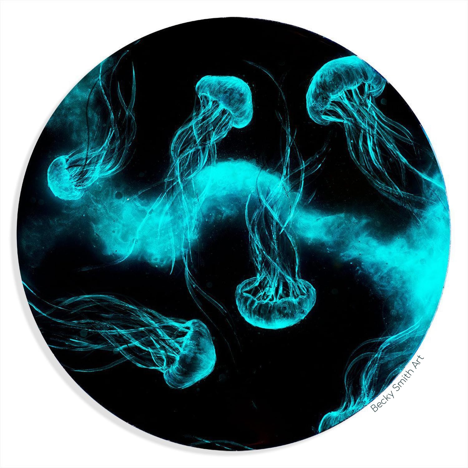 Spacebeams Aquaris 50Ml Paint (Light Blue Glow) With Peedar 2.0 Uv Torch Bundle.