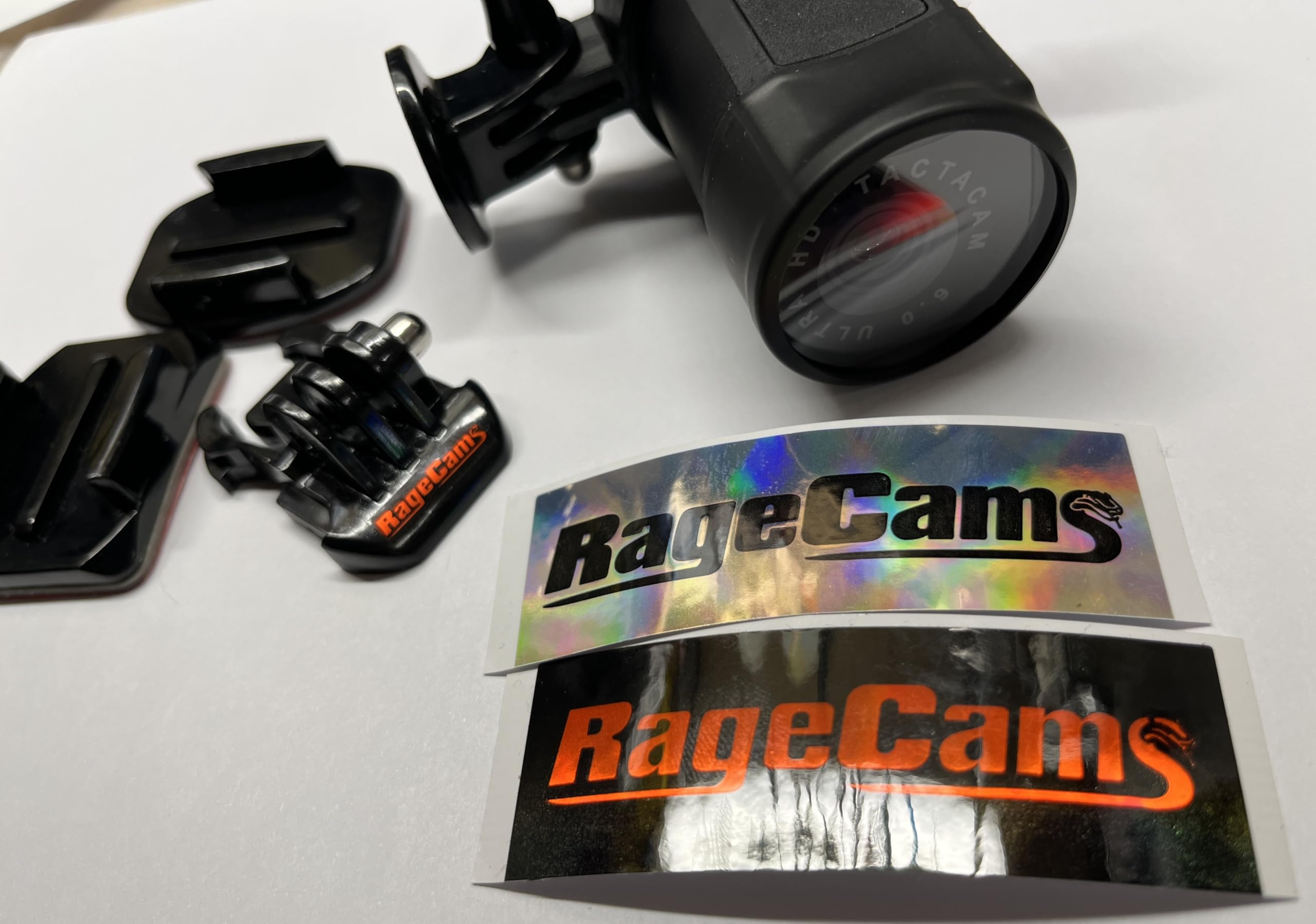 Ragecams Universal 6.0 Cage Frame Mount 1/4"-20 Lens Protector Rc Sticker Kit Compatible With Tactacam 6.0 Hunting Camera