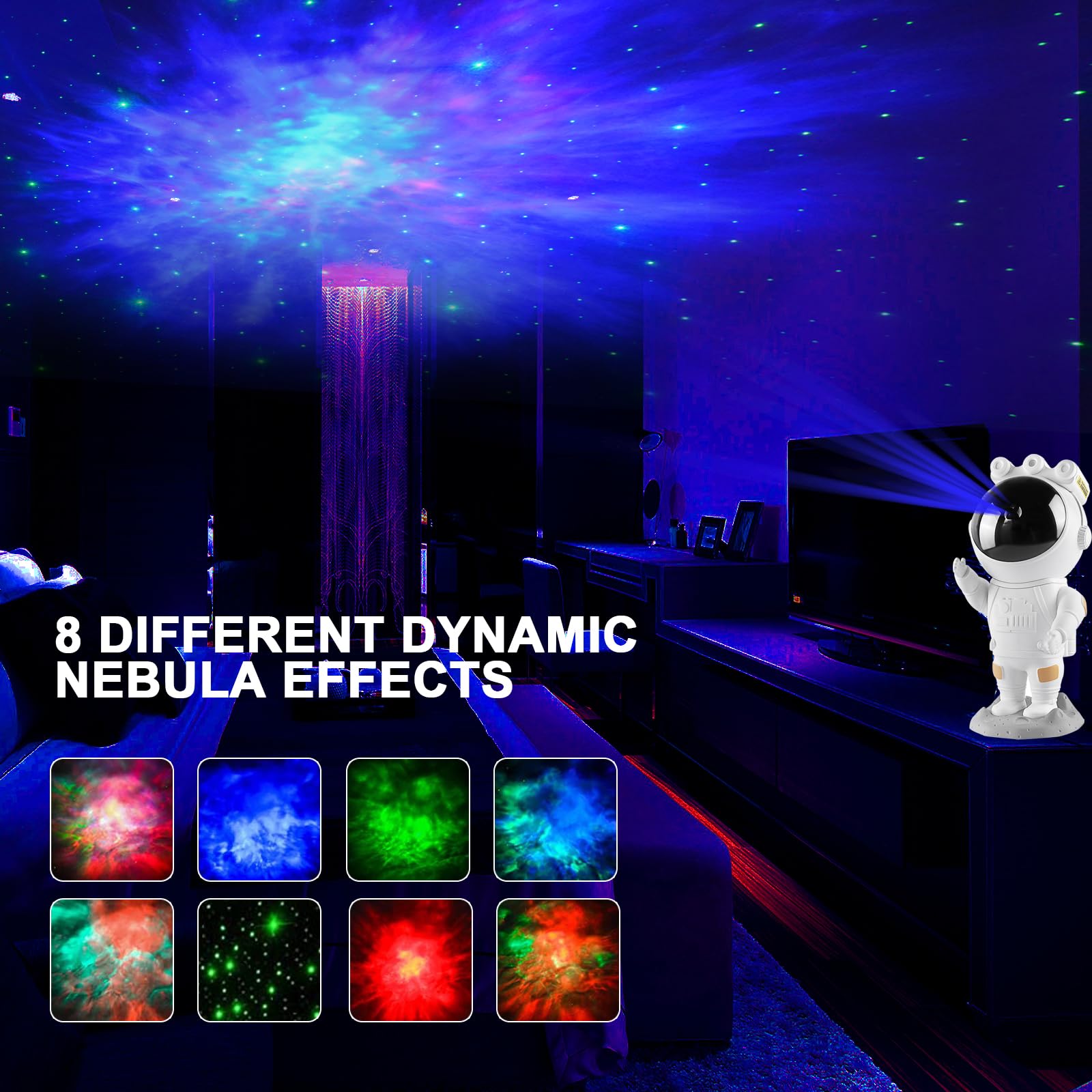 Gainwin Astronaut Galaxy Projector, Star Projector Starry Night Light With Nebula, Timer And Remote Control Bedroom Decor Aesthetics And Ceiling Projector, Christmas, Birthday