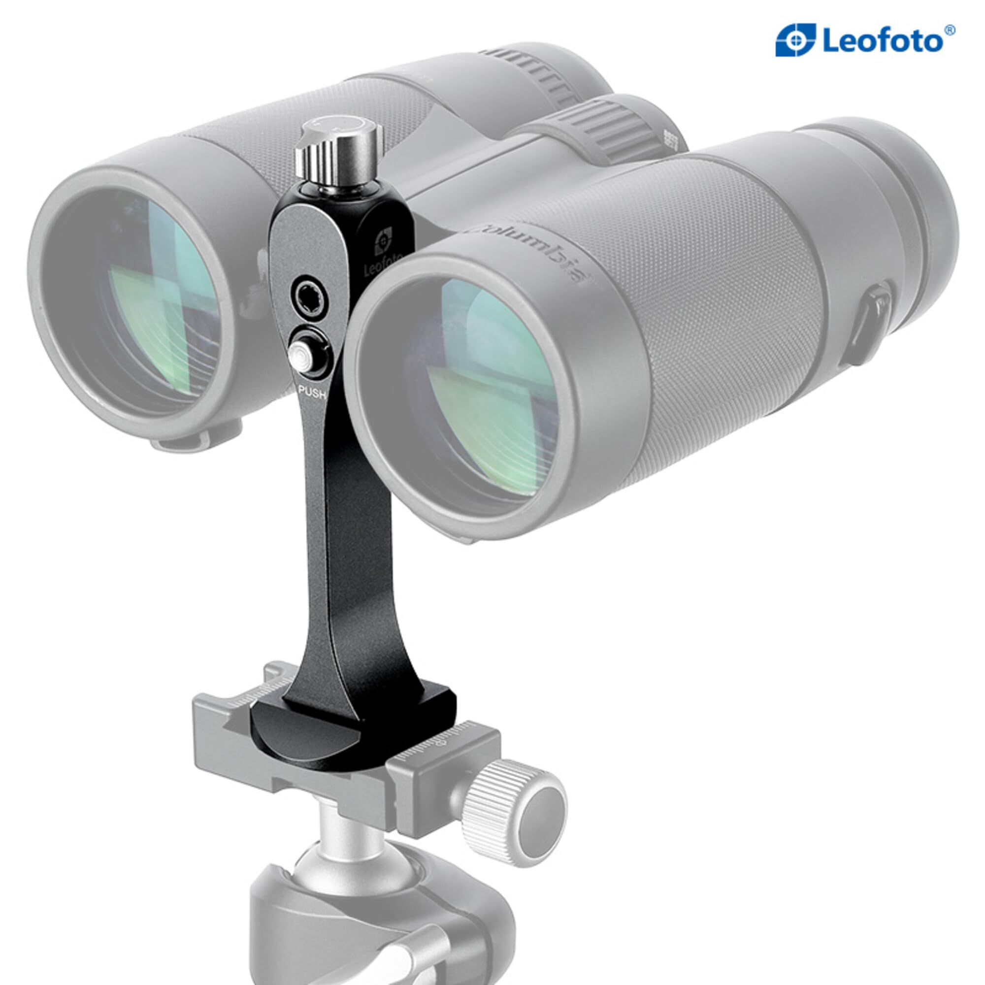 Leofoto Bc-03 Binocular Adapter, Universal Binocular Stud, Safety Lock, 1/4" Mounting Thread, Arca Compatible