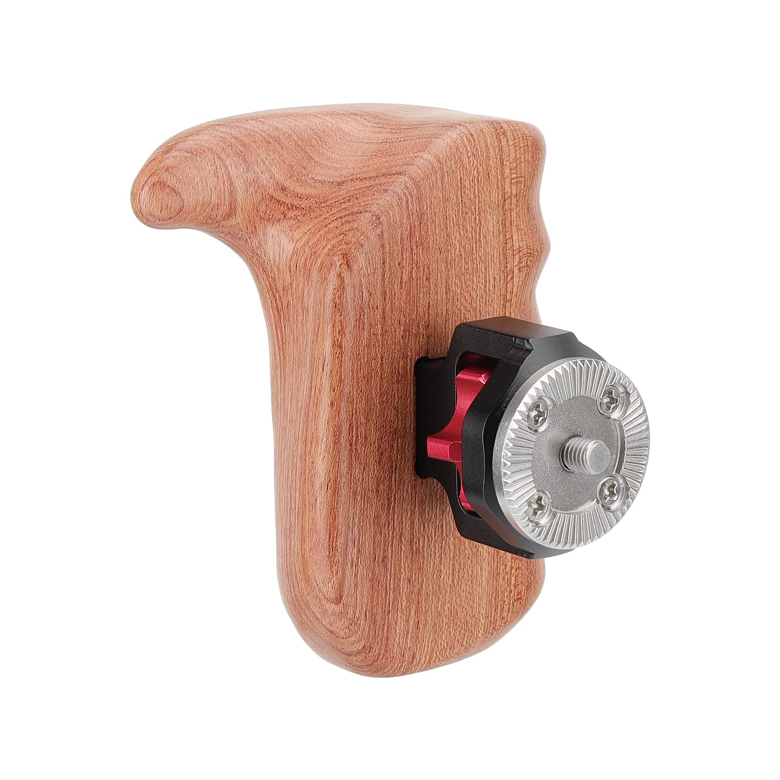 Camvate Wooden Handle Grip With Rosette Standard Accessory(Left Hand) - 1639