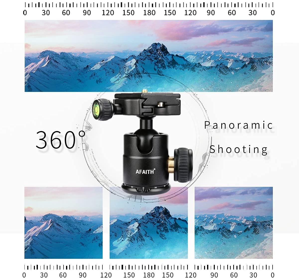 Afaith Q668S Professional Camera Tripod Ultra Compact And Lightweight Aluminum Digital Dslr Video Camera Tripod Monopod & Ball Head