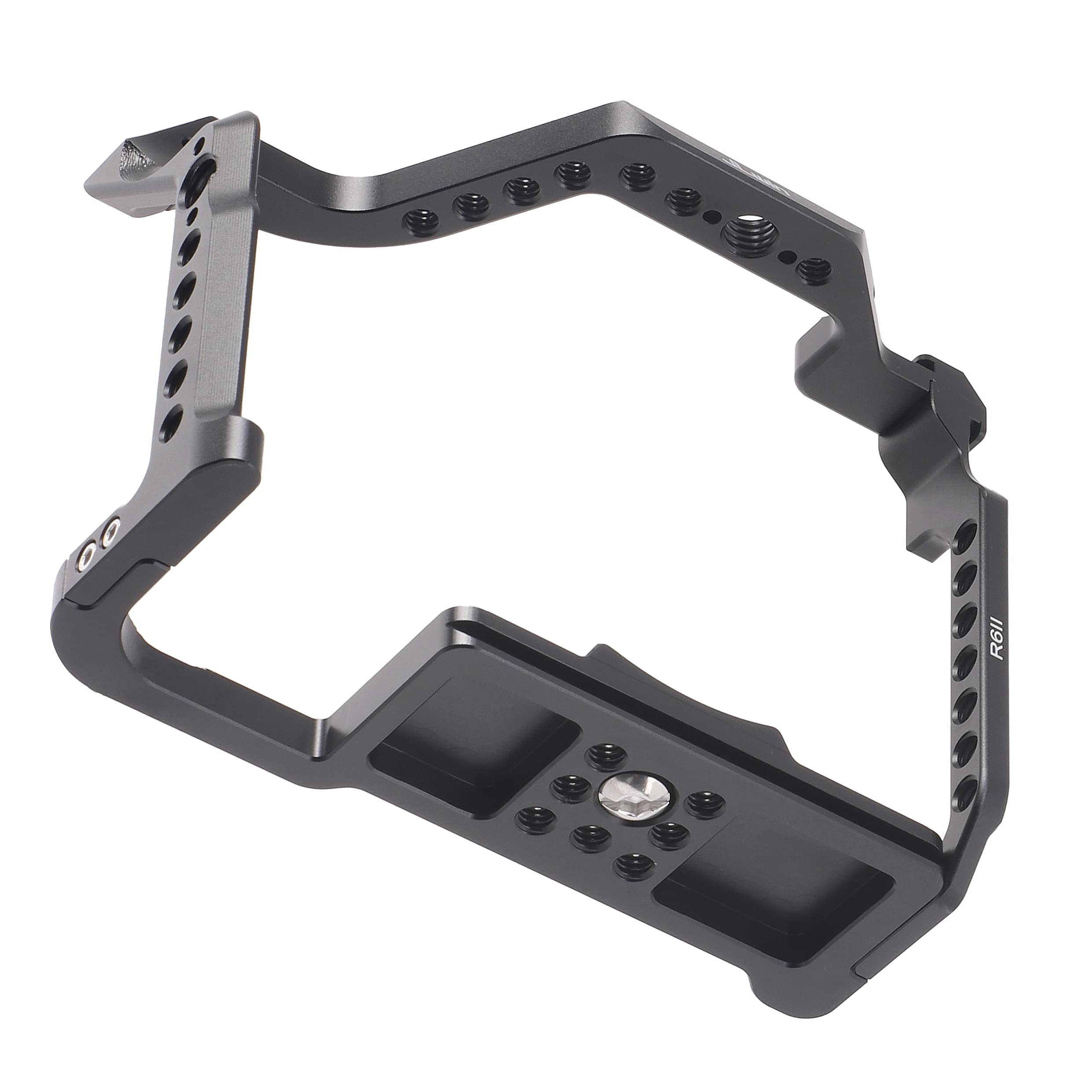 Fotga Alloy Aluminum Camera Cage Bracket Stabilizer + Top Handle For Canon R5 R6 R6Ii Dslr Mirrorless Camera Video Film Making Compatible With Arca Swiss Clamp