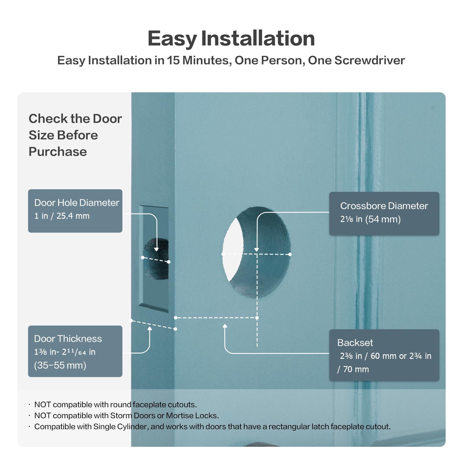 Lockin Veno Plus Palm Vein Video Smart Lock With 2K 180° Camera, Fingerprint Recognition, Keyless Entry, Built-In Wi-Fi, 8Gb Storage, Suitable For Front Door, No Monthly Fee (Plus)