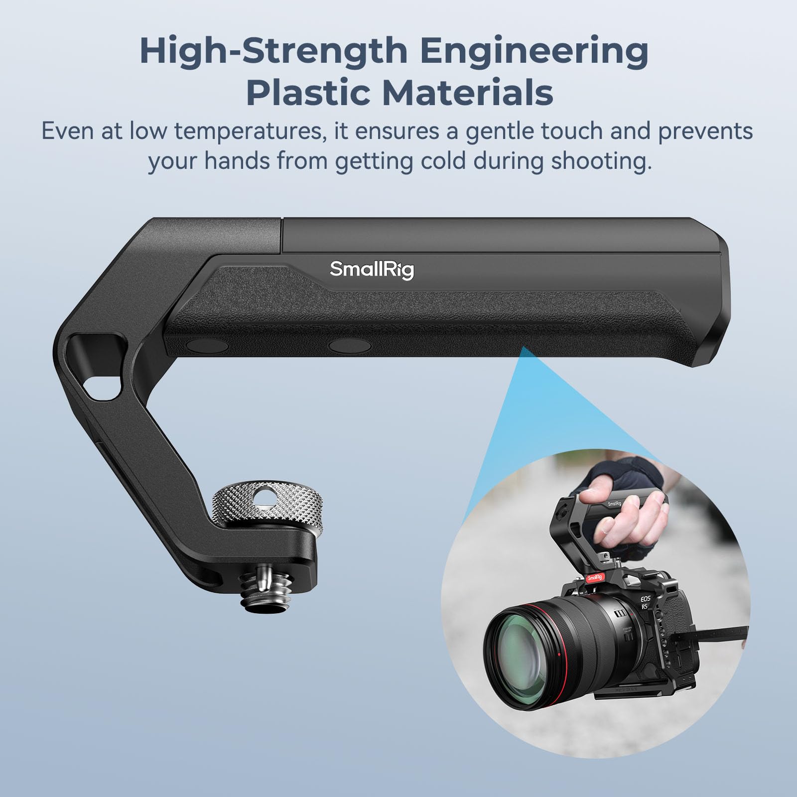 Smallrig Lightweight Top Handle With 3/8"-16 Locating Pins For Arri And Camera Monitor Mount For Arri-Style