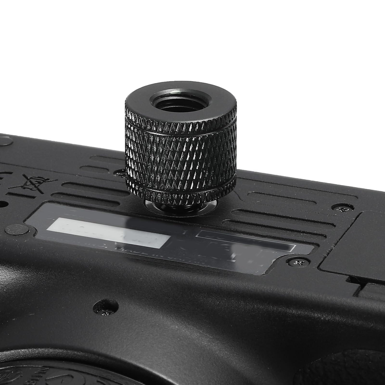 Patikil Mic Stand Adapter 1/4 To M10 Female Camera Screw Thread Adapter For Microphone Tripod Stand Black 4 Pack