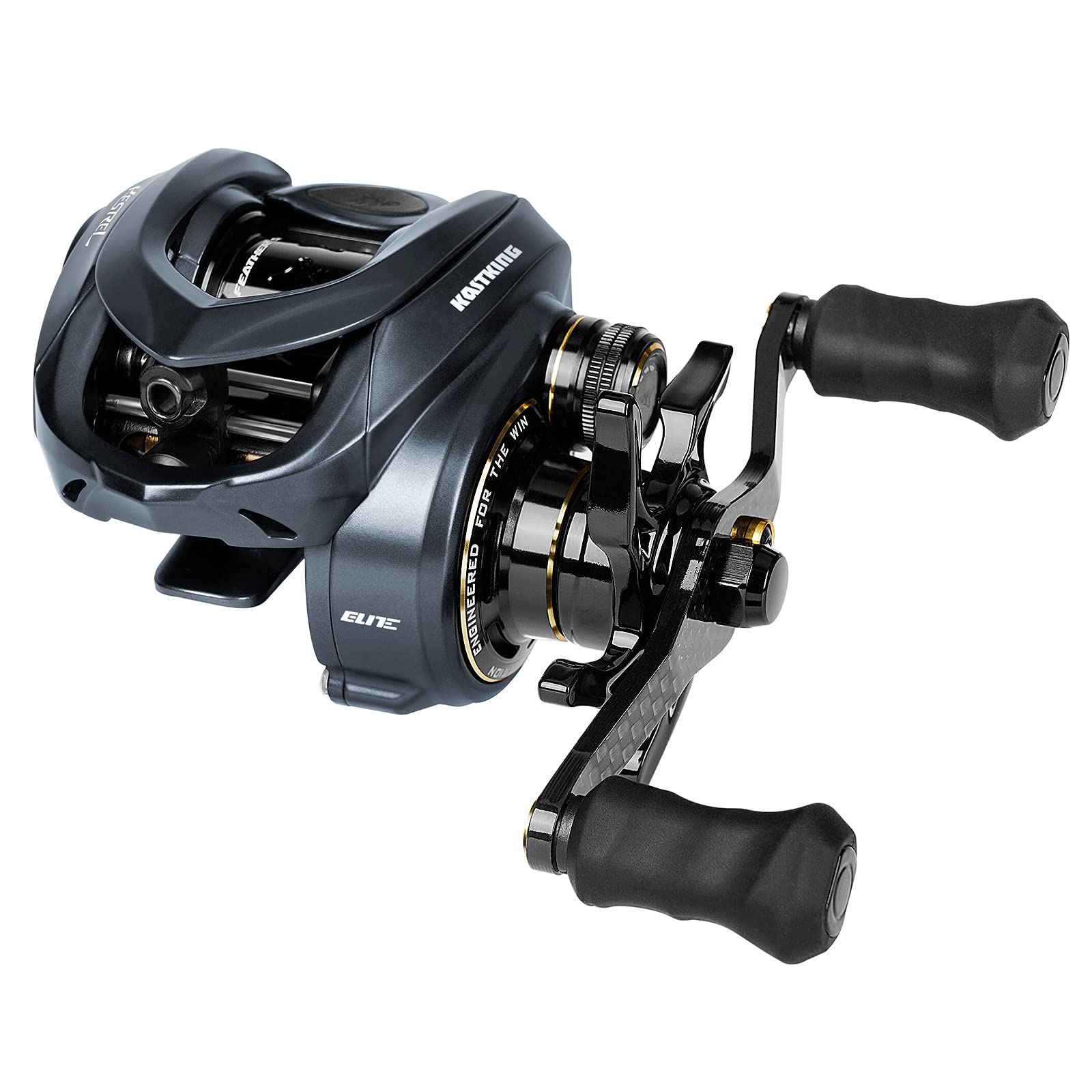 Kastking Kestrel Elite Baitcasting Reel, Magnesium Frame Bfs Finesse Fishing Reel, Lightest On Market At Only 4.4 Ounces, Easily Cast Lures Down To 1/16 Oz, 11+1 Double Shielded Bb, 8.4:1 Gear Ratio