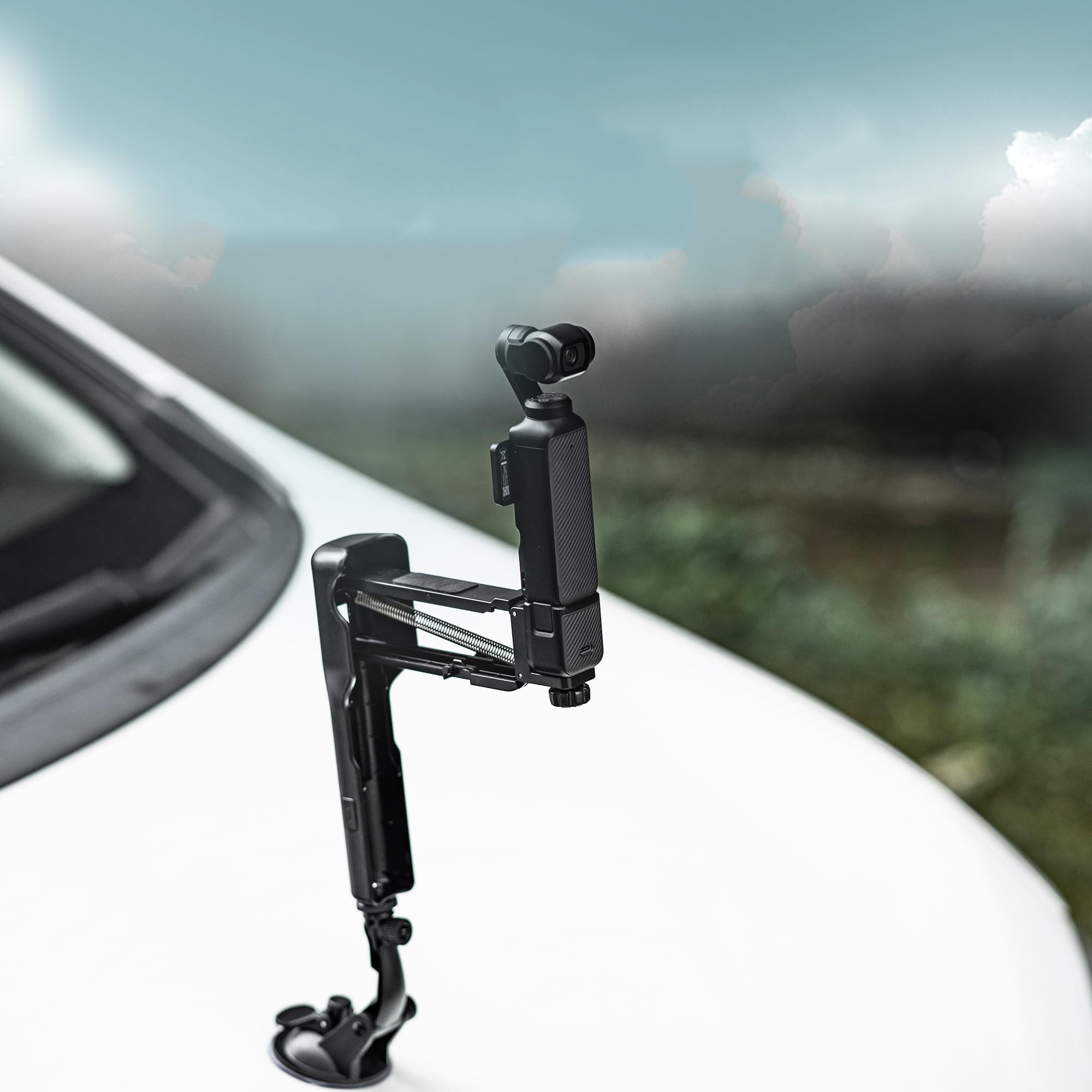 Zlit Portable Z Axis Anti-Shake Shock Absorber Handle Holder Bracket For Dji Osmo Pocket 3 Handheld Stabilizer (Black)