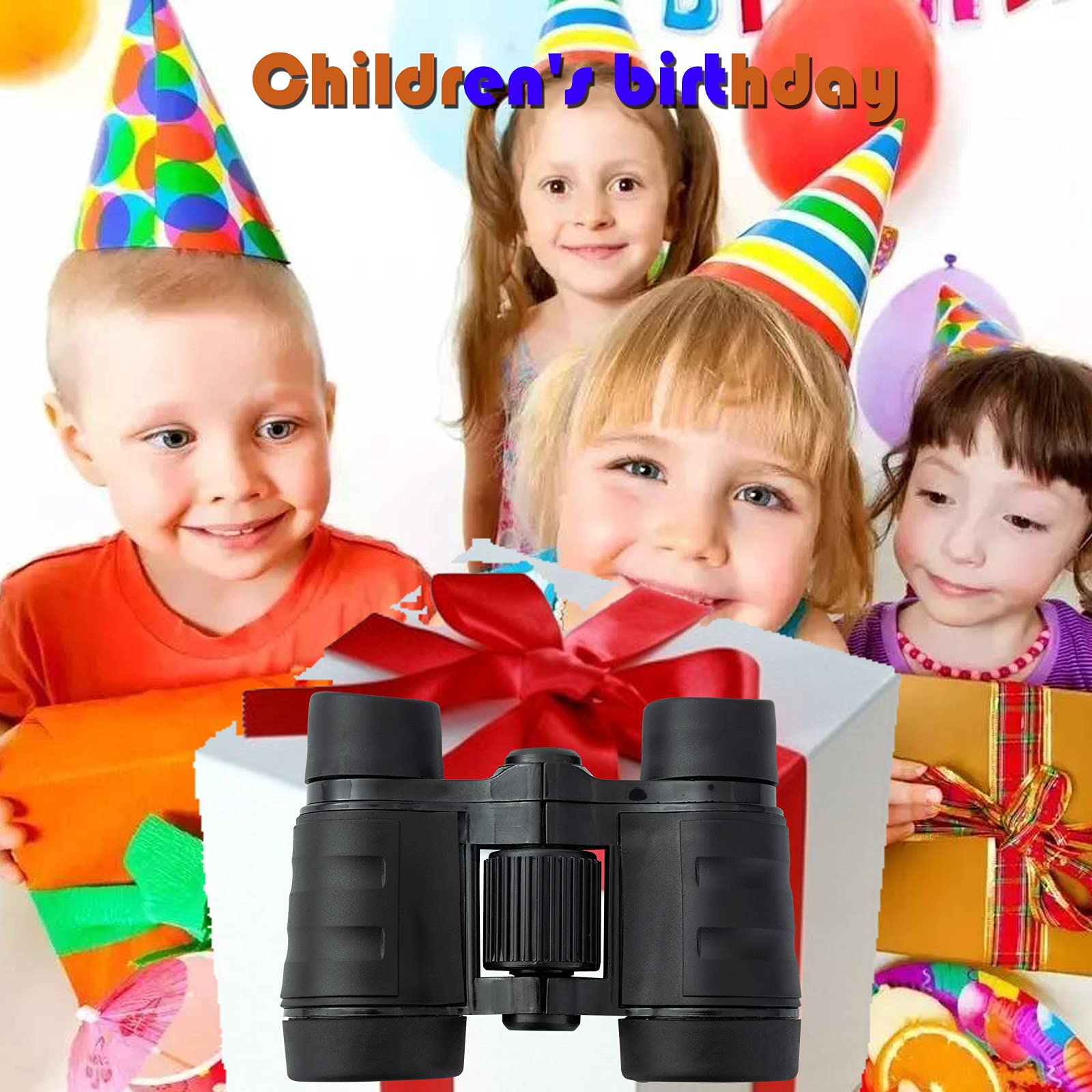 Ouxia Kid Binoculars Best  For 3-12 Years Boys Girls Shock Proof Toy Binoculars For Bird Watching