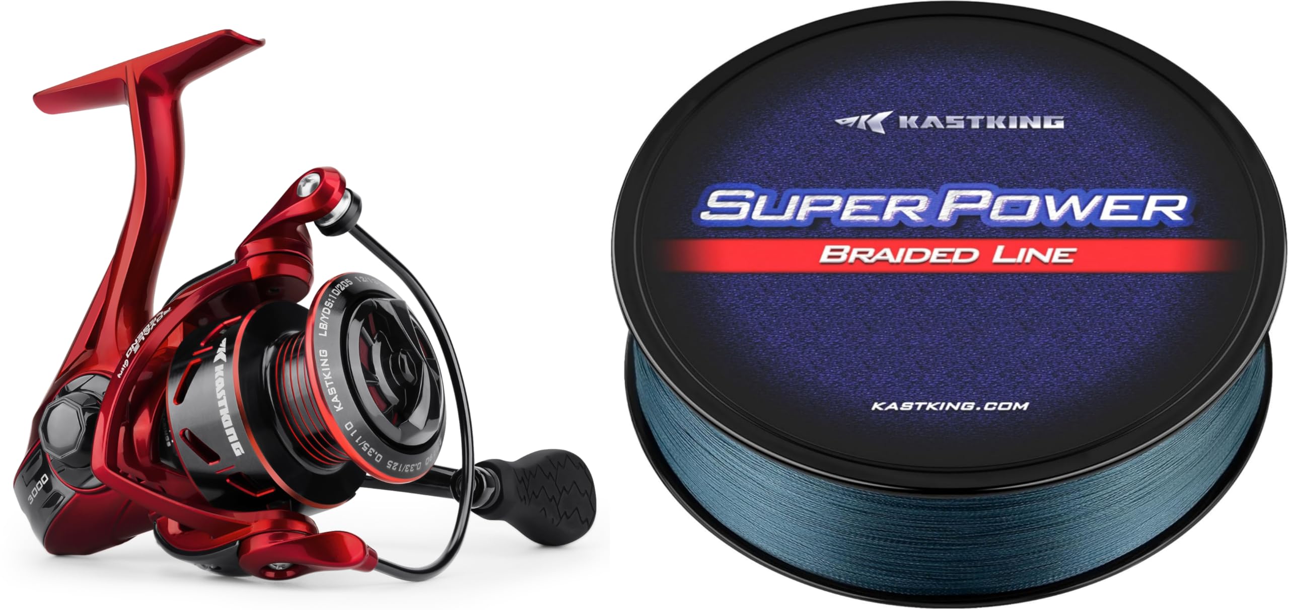 Kastking Royale Legend Glory Fishing Reel & Superpower Braided Fishing Line