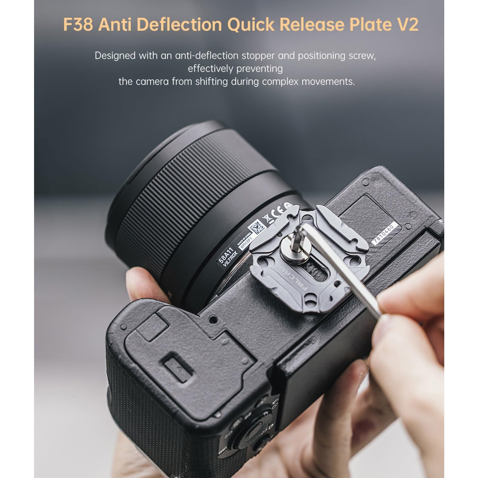 Eachshot Falcam F38 Quick Release Camera Plate Kit For Rs4 Mini Gimbal- F38B5201