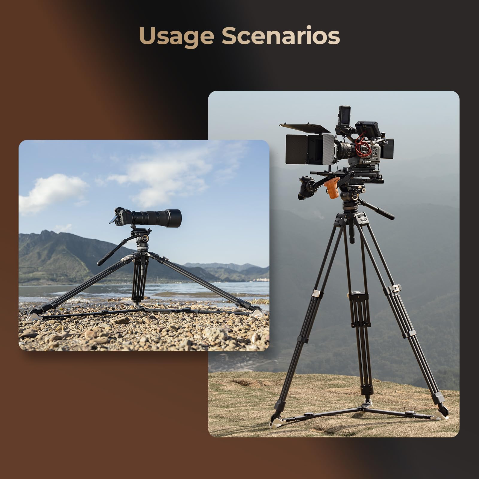 Smallrig Quick Release Ground Level Tripod Spreader For Ad-100 Heavy-Duty Tripod, Ad-Pro8 Tripod And Ad-120 Video Tripod, Diameter Range 87-138Cm (34.2-54.3In) - 4507