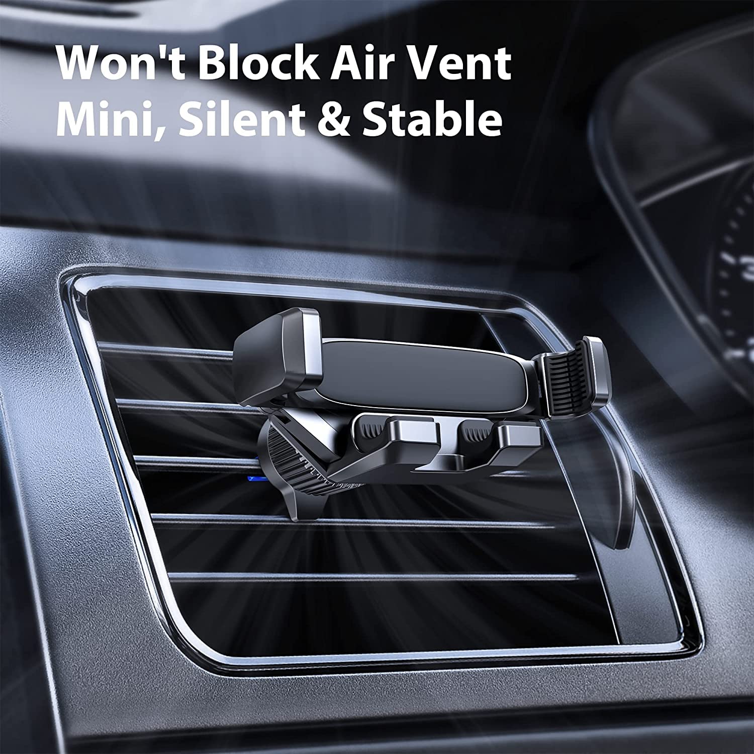 Cindro Phone Mount For Car Phone Holder Gravity Phone Holder Car Mount For Iphone Air Vent Clip Cell Phone Holder Mount Cradle Fit Smartphone