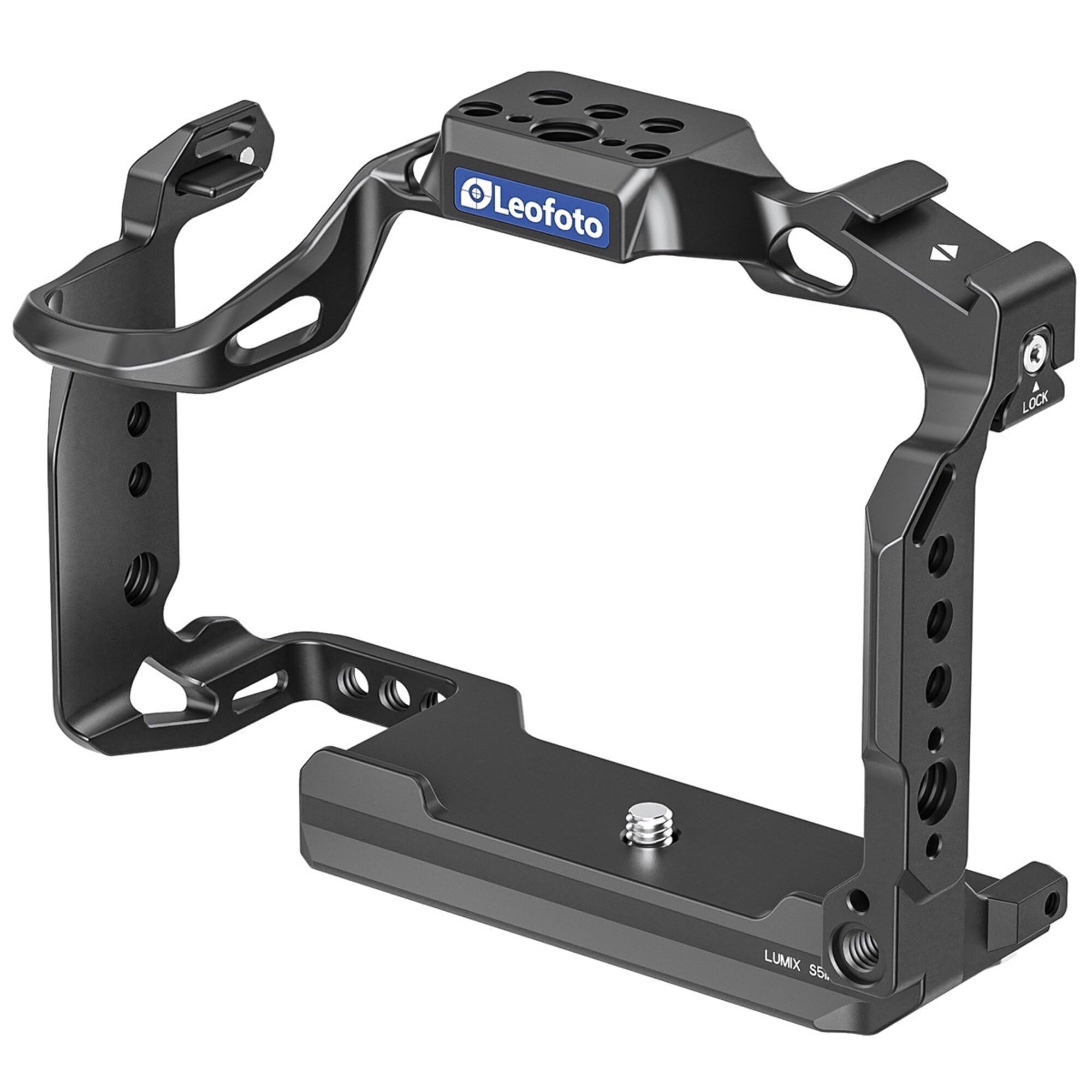Leofoto Lumix S5Ii Camera Cage, For Panasonic Lumix S5 Ii, Arri, Anti-Twist, Lightweight, Arca Compatible