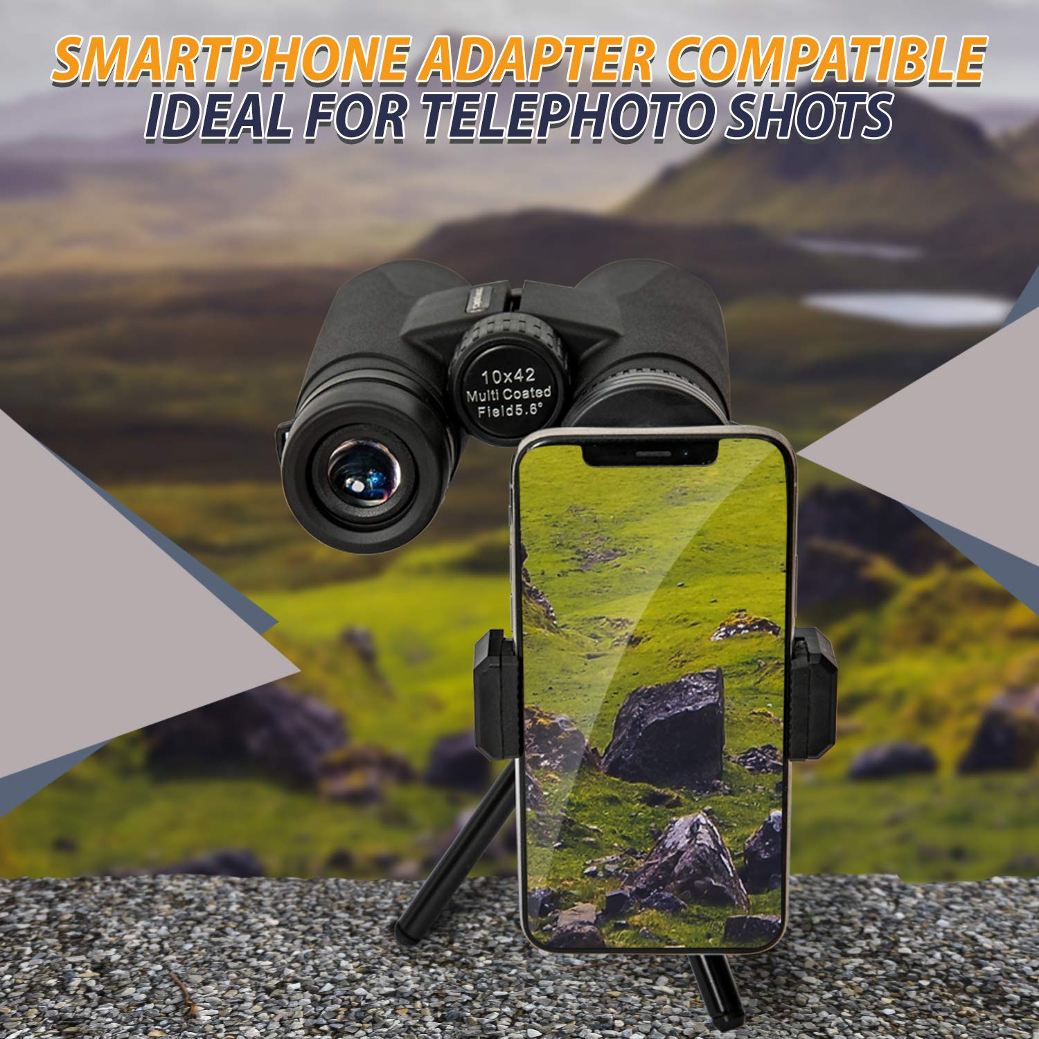 Cronyoptics Binoculars For Bird Watching - High Powered Binocular For Adults 10X42 Birding Binoculars- For Hunting