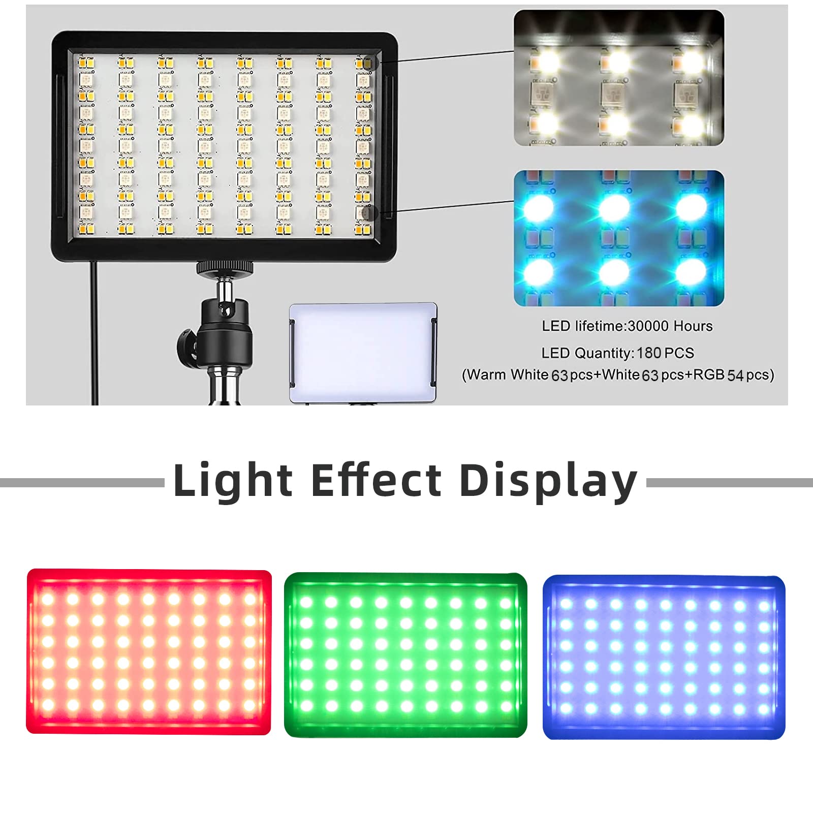 Youtin Photography Lighting Studio Lights 2-Pack Led Rgb Kit With Adjustable Tripod Stand, 2500-9900K Dimmable For Photo, Streaming, Vlogging, And Background Illumination, Compatible With Youtube