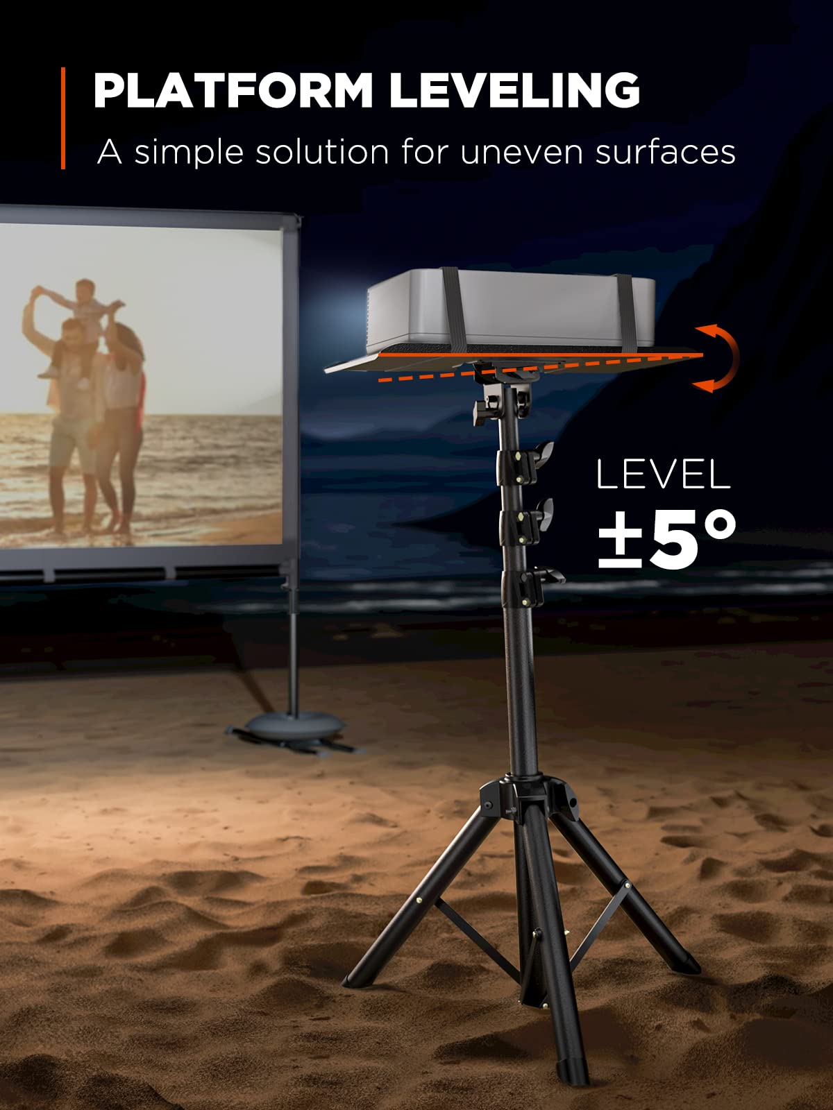 Amada Homefurnishing Amada Projector Tripod Stand 25-63 Inch