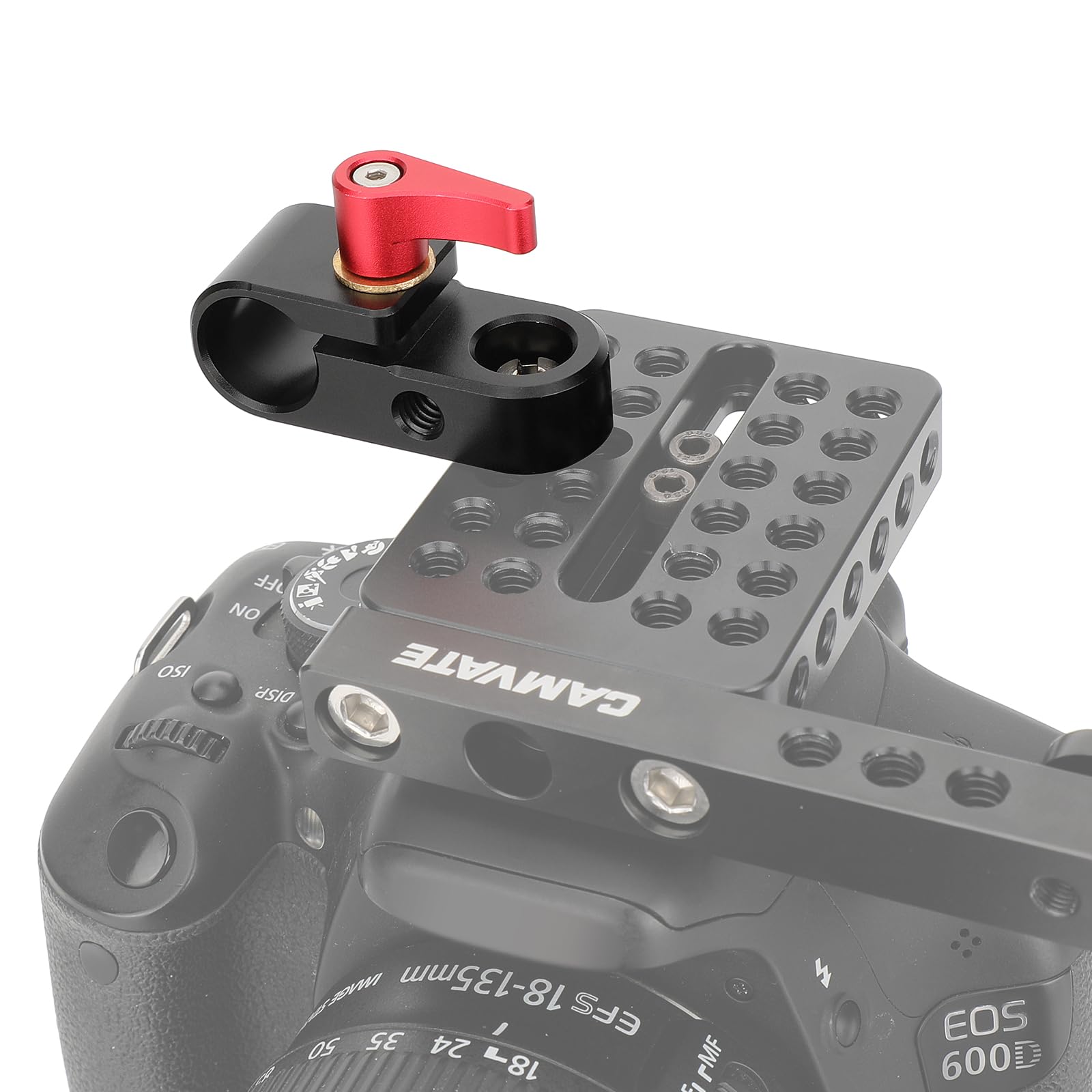 Camvate 15Mm Rod Holder To Single 1/4"-20 Screw - 3494