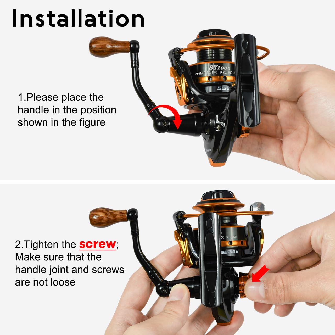 Qingler Summer And Centron Spinning Reels, 12 +1 Bb Light Weight & Ultra Smooth Reel For Ice/Summer 3000/1000 Fishing Reel By Qingler