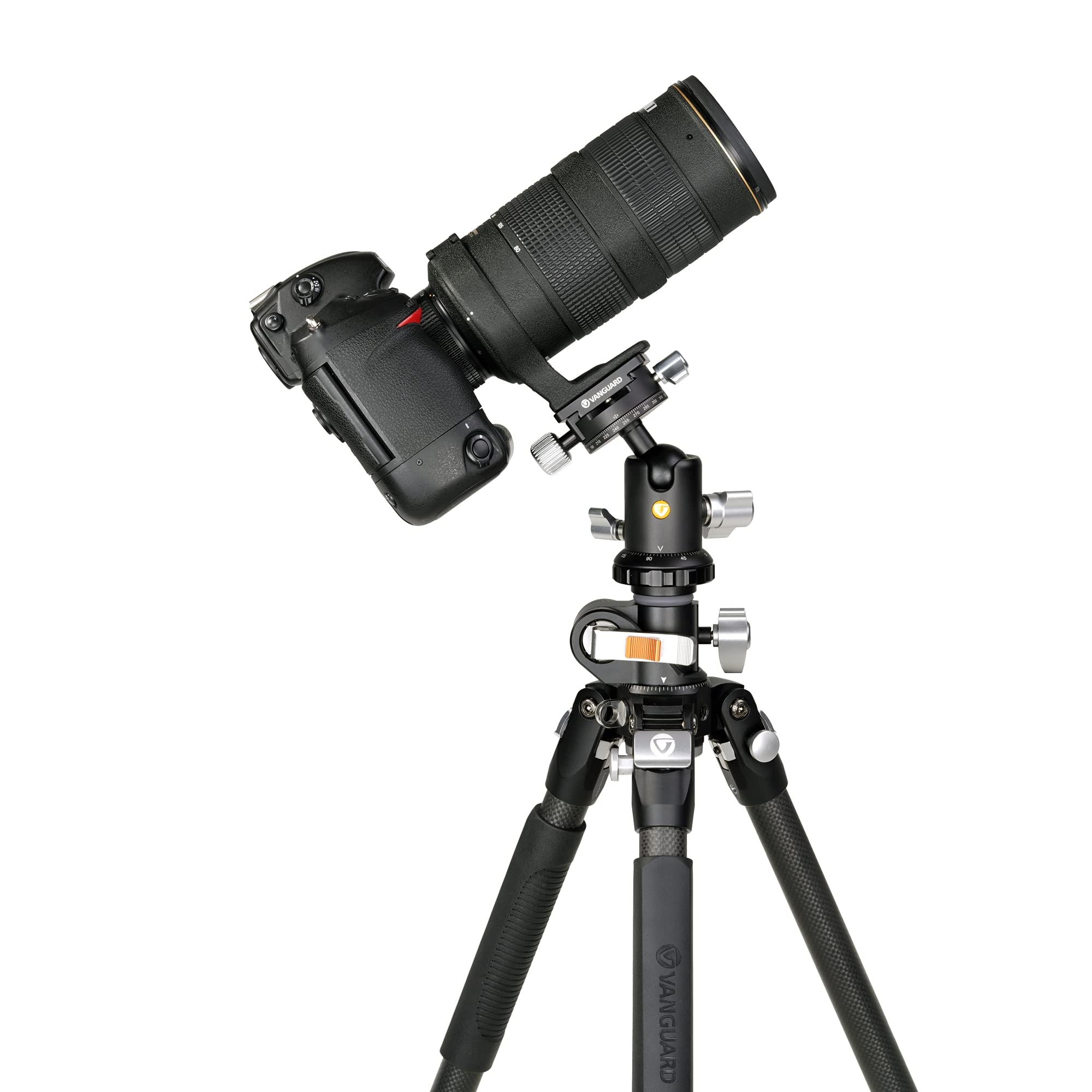 Vanguard Veo3+263Cb160S Carbon Fiber Tripod With Multi-Angle Center Column And Dual Axis Veo Bh-160S Ball Head