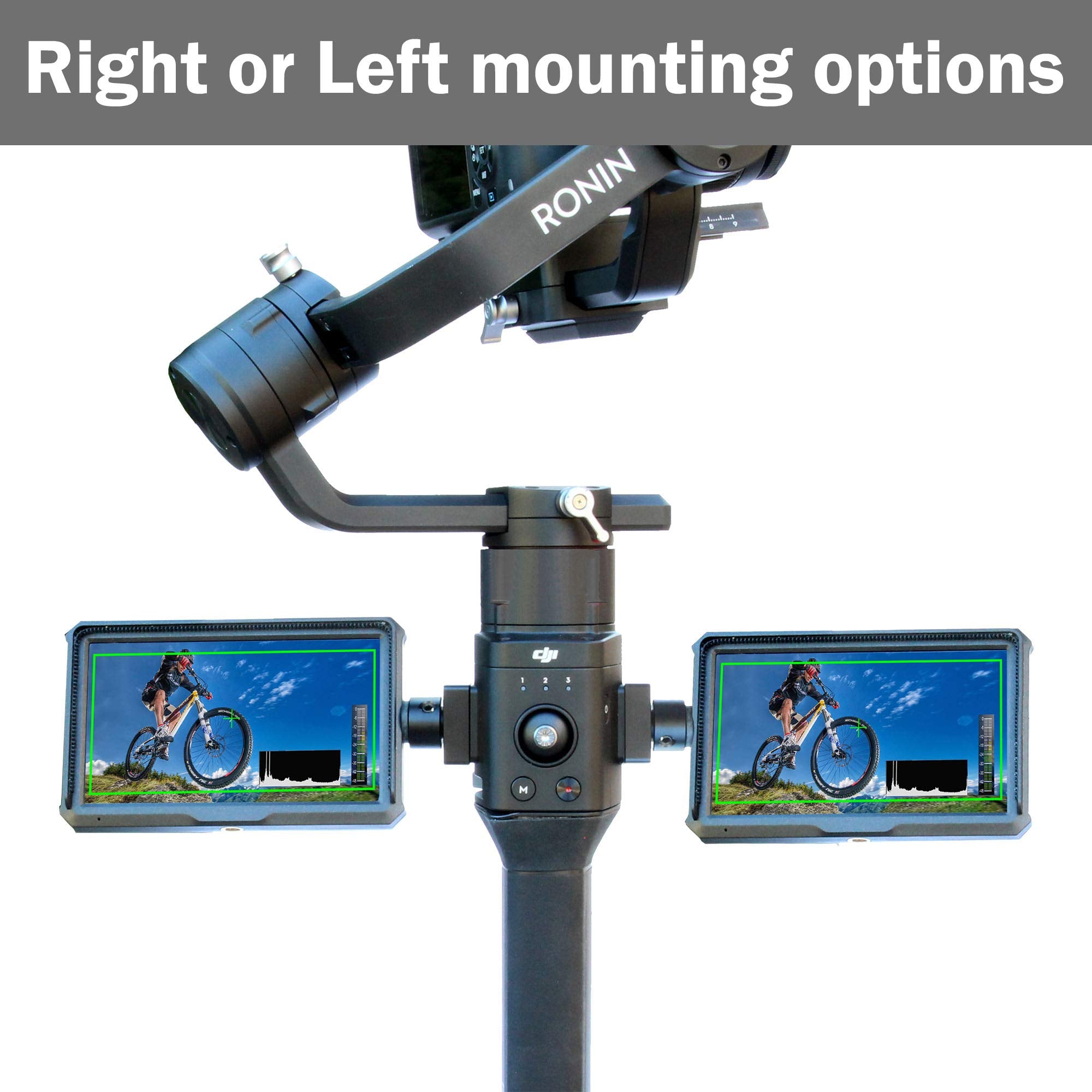 Gyrovu Monitor Mount For Dji Ronin-S With 360 Degree Swivel Mechanism