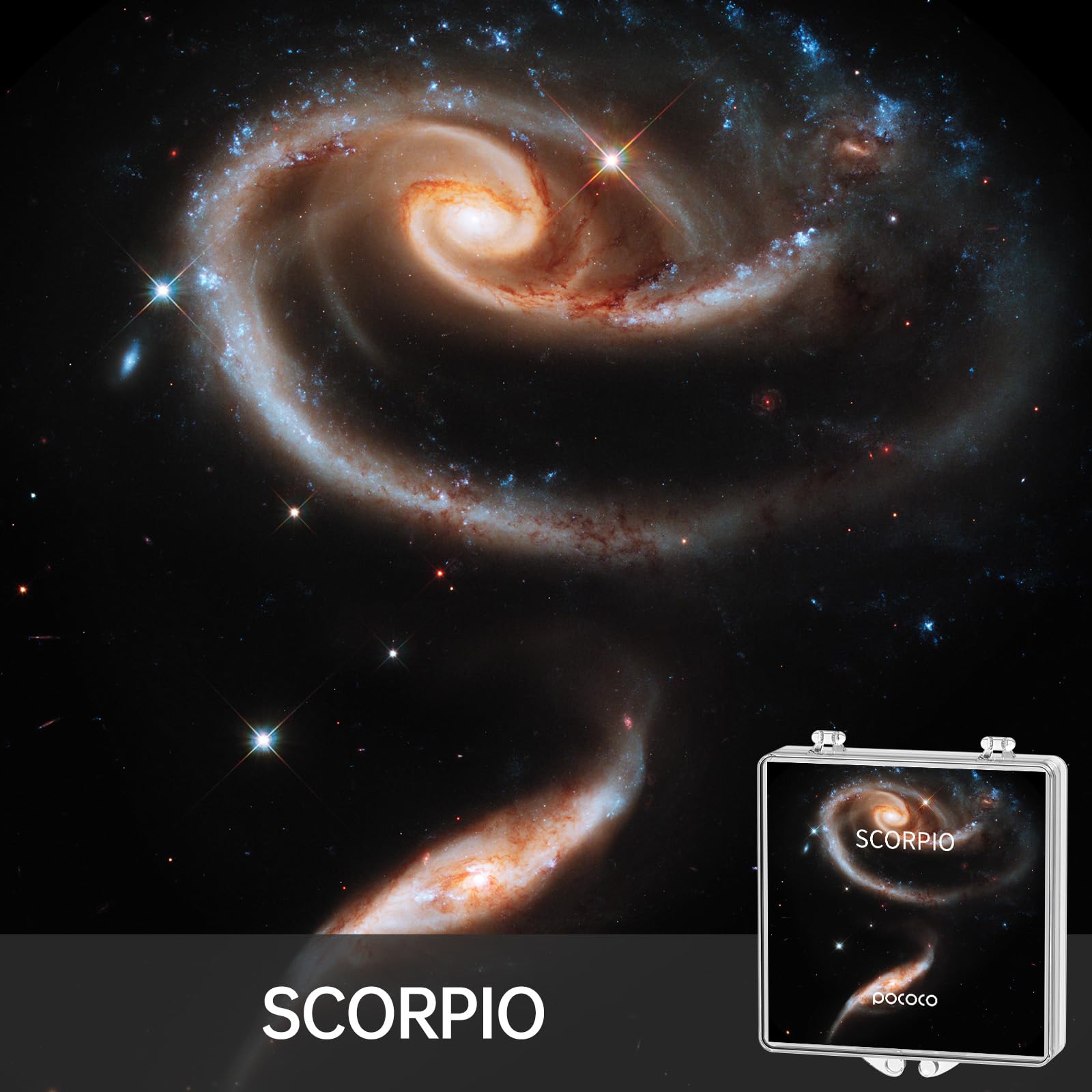 Pococo Realistic Constellation-2 Galaxy Star Projector Night Light Discs: Realistic Galaxy Patterns, 5K Ultra Hd, 96% Light Transmission, High Brightness - 6-Piece Pack (Projector Not Included)
